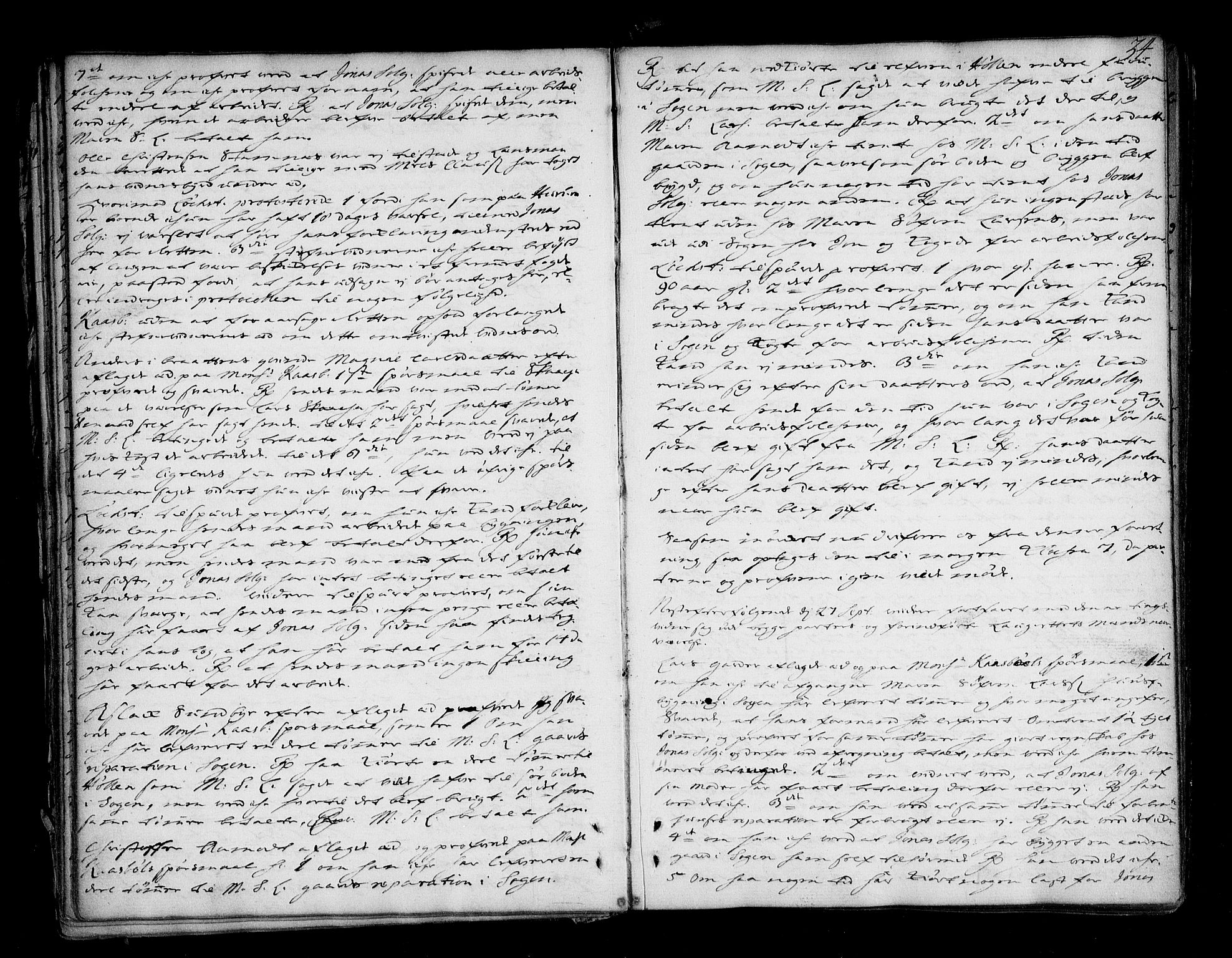 Follo sorenskriveri, AV/SAO-A-10274/F/Fb/Fba/L0032: Tingbok, 1718-1721, p. 33b-34a