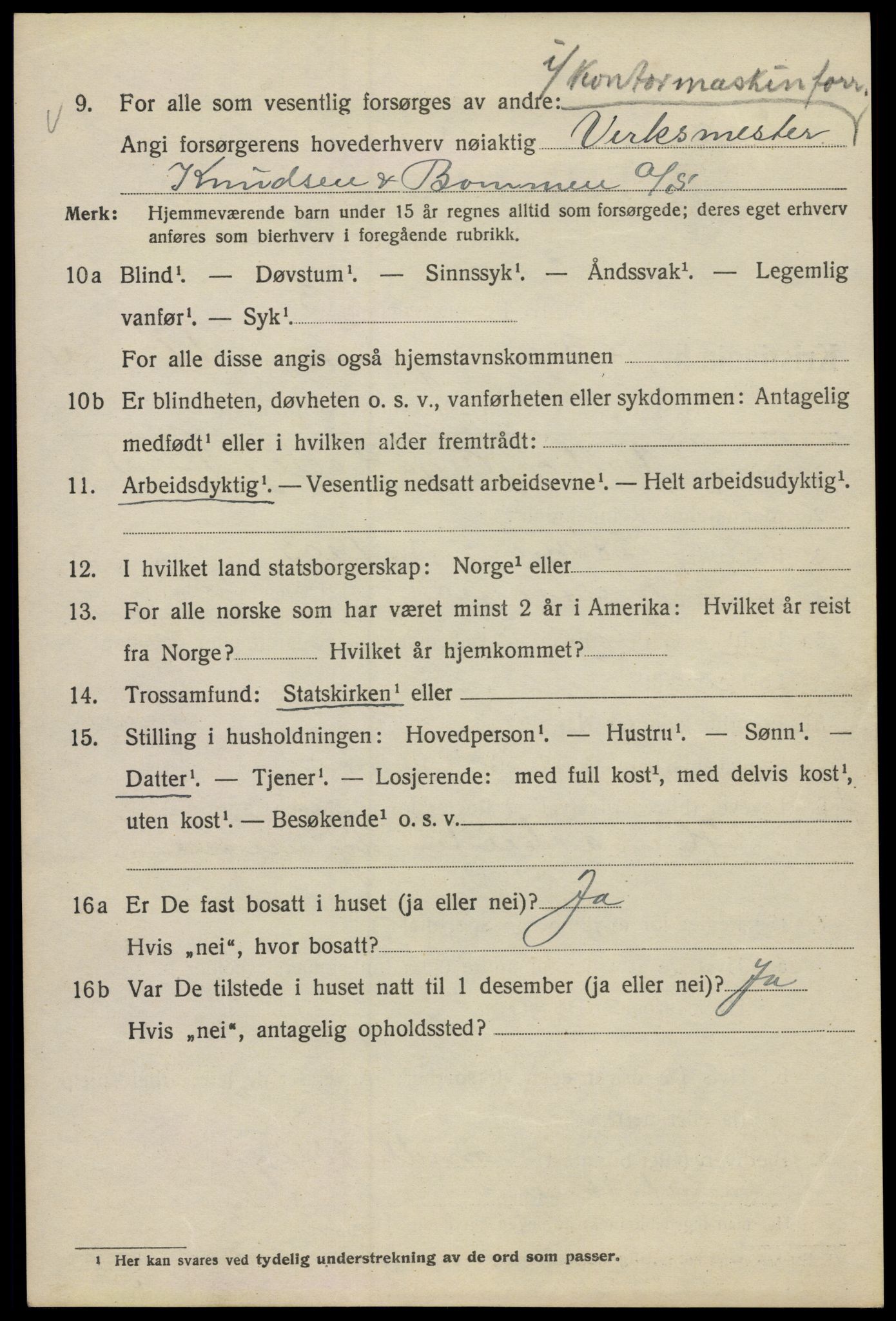 SAO, 1920 census for Kristiania, 1920, p. 162066