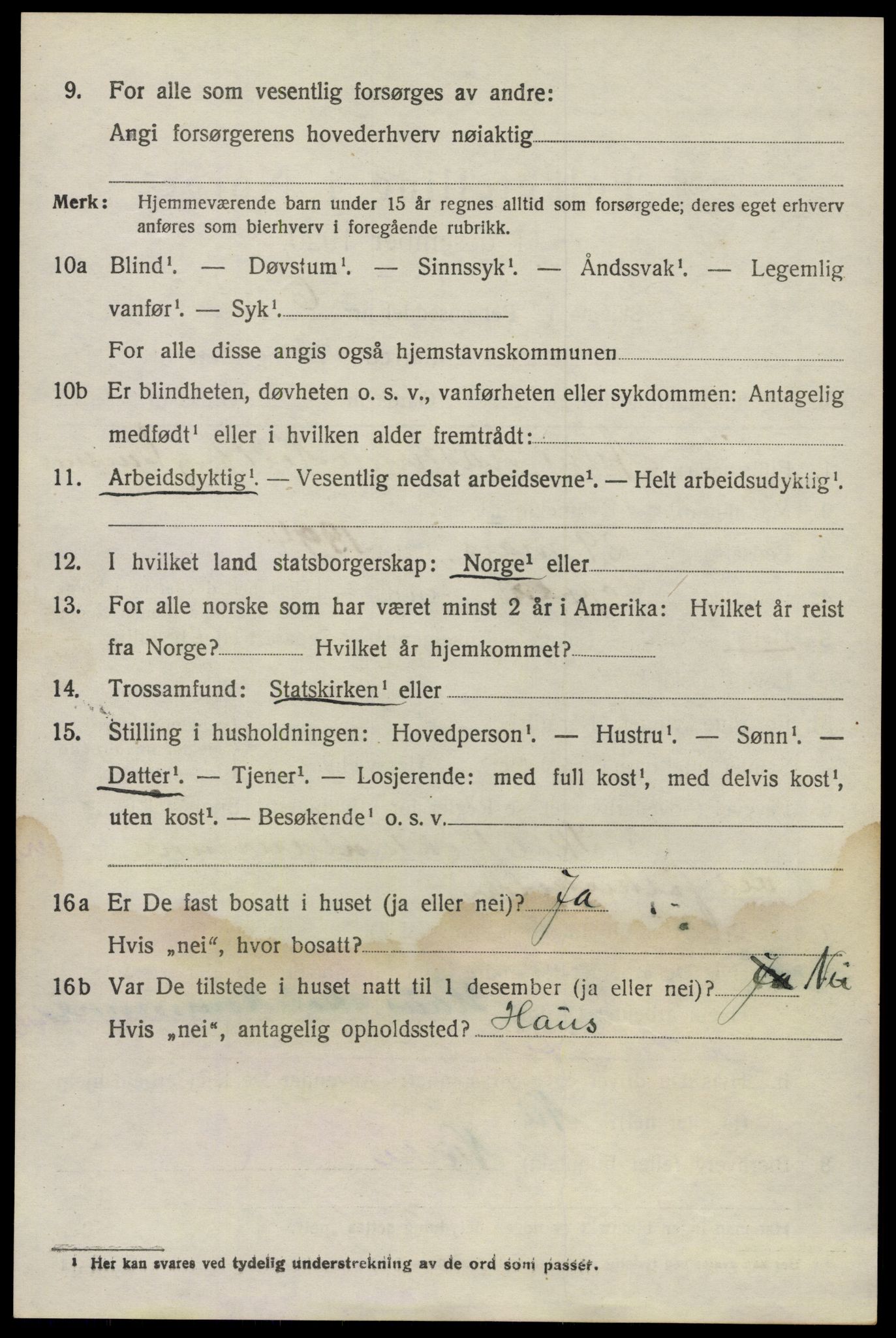 SAO, 1920 census for Enebakk, 1920, p. 7436