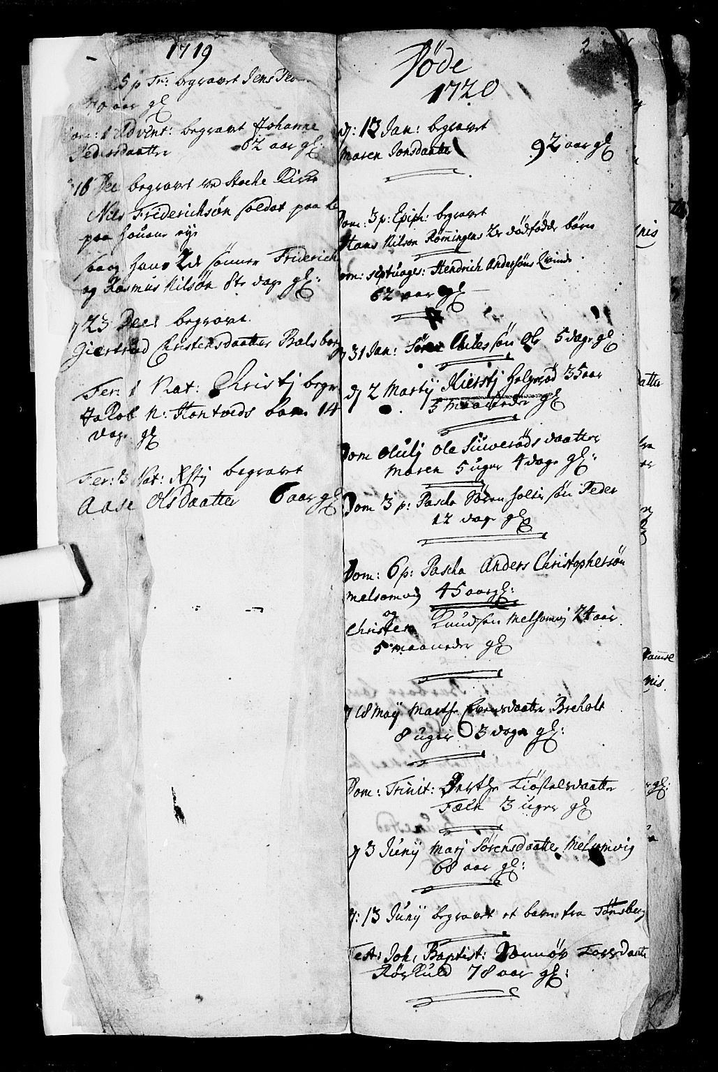 Stokke kirkebøker, AV/SAKO-A-320/F/Fa/L0001: Parish register (official) no. I 1, 1717-1733, p. 2