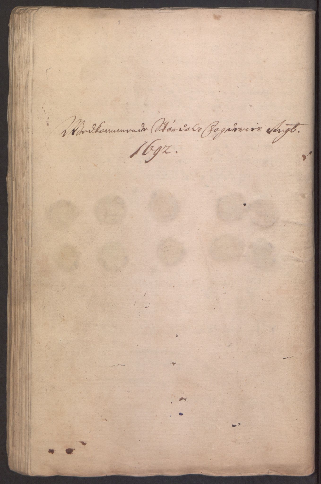 Rentekammeret inntil 1814, Reviderte regnskaper, Fogderegnskap, AV/RA-EA-4092/R62/L4185: Fogderegnskap Stjørdal og Verdal, 1692, p. 83