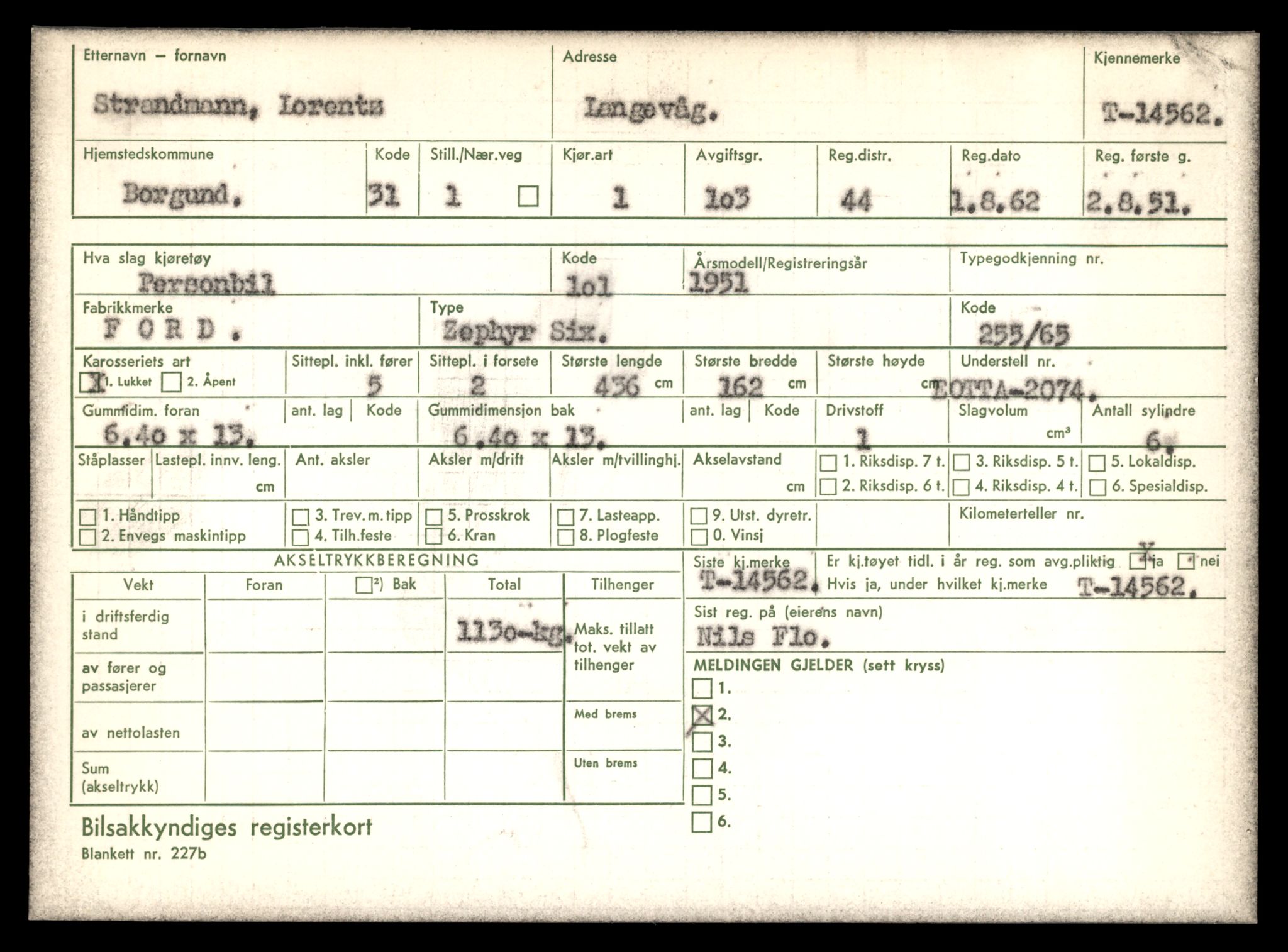 Møre og Romsdal vegkontor - Ålesund trafikkstasjon, AV/SAT-A-4099/F/Fe/L0046: Registreringskort for kjøretøy T 14445 - T 14579, 1927-1998