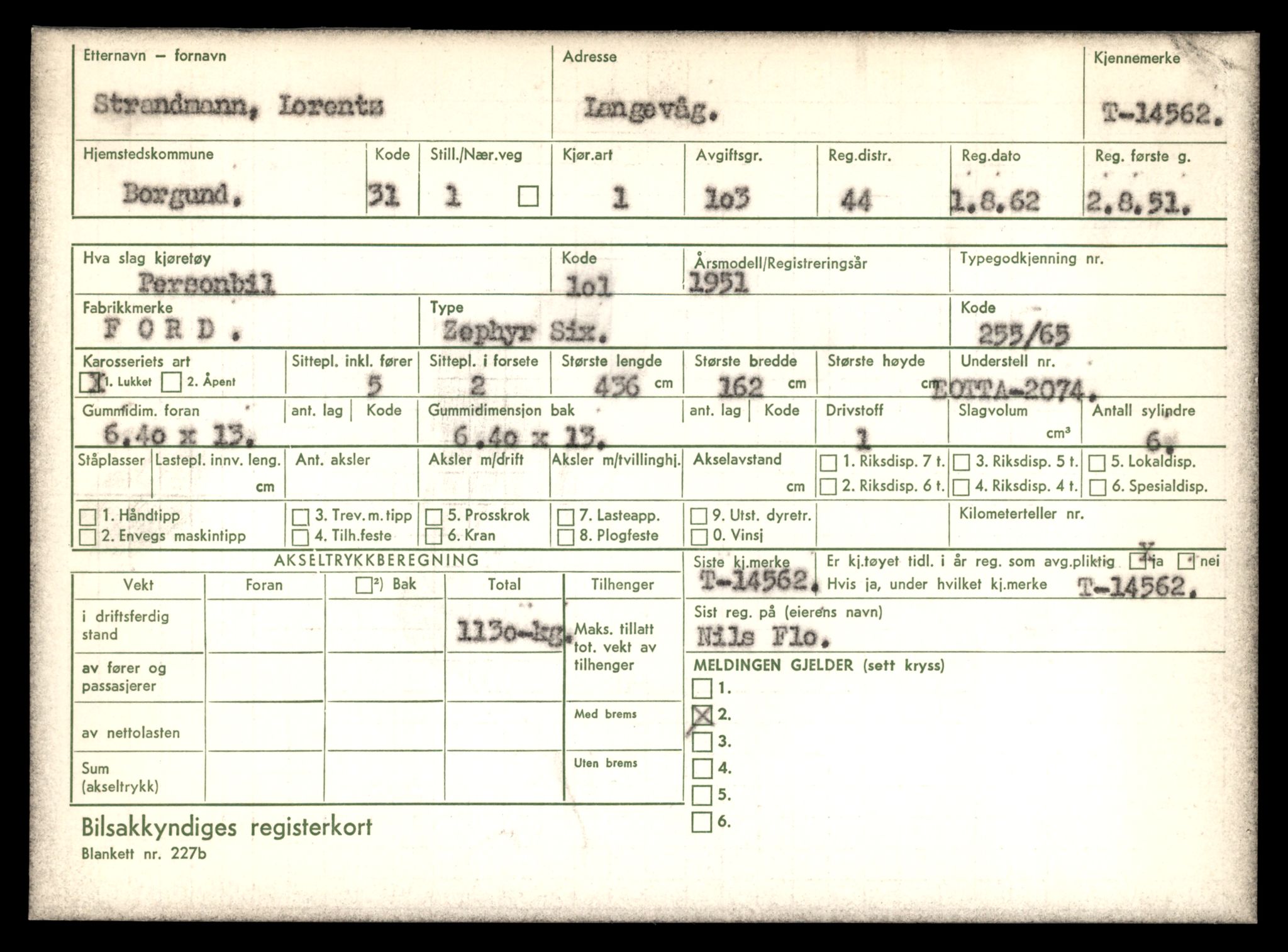 Møre og Romsdal vegkontor - Ålesund trafikkstasjon, SAT/A-4099/F/Fe/L0046: Registreringskort for kjøretøy T 14445 - T 14579, 1927-1998