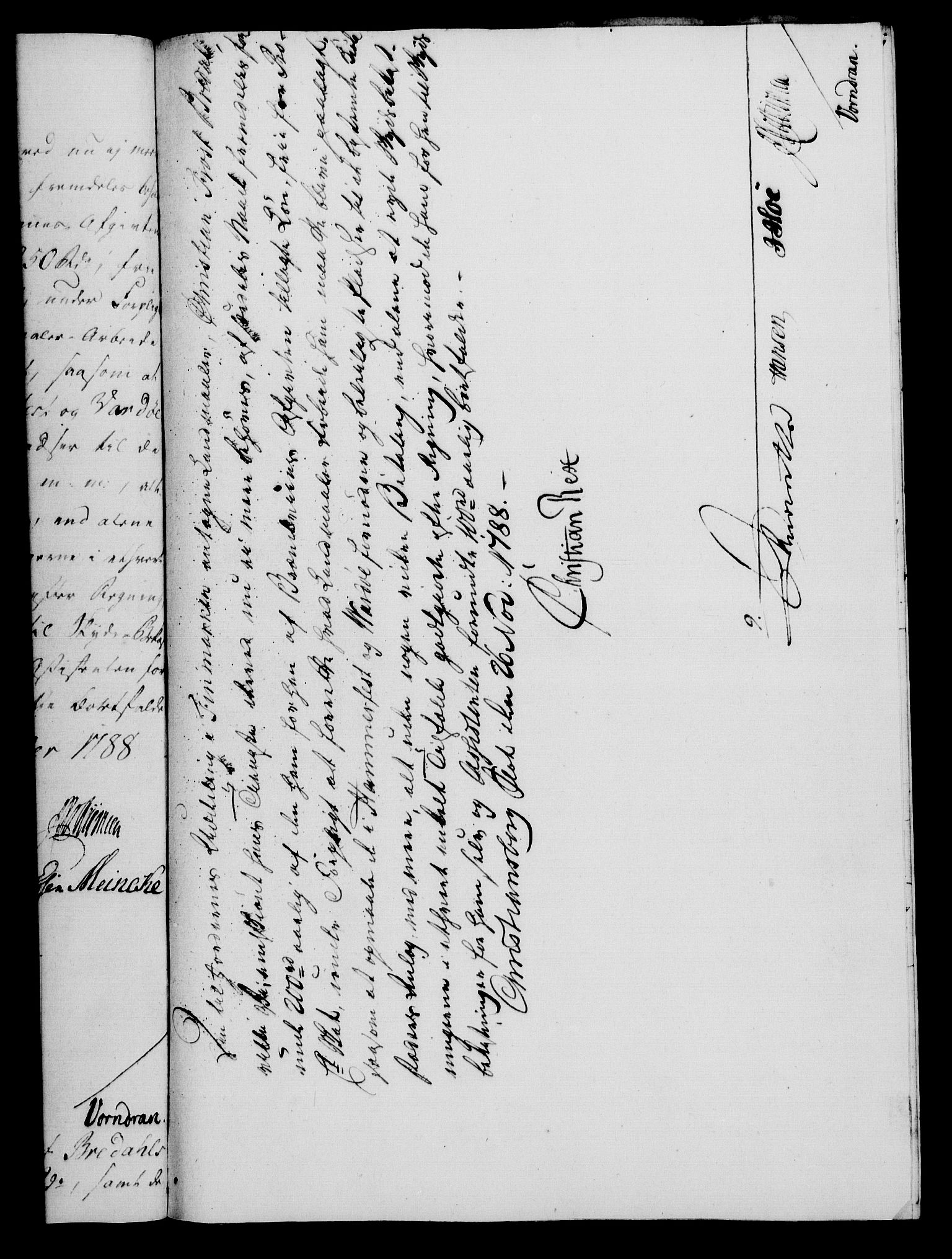 Rentekammeret, Kammerkanselliet, RA/EA-3111/G/Gf/Gfa/L0070: Norsk relasjons- og resolusjonsprotokoll (merket RK 52.70), 1788, p. 592