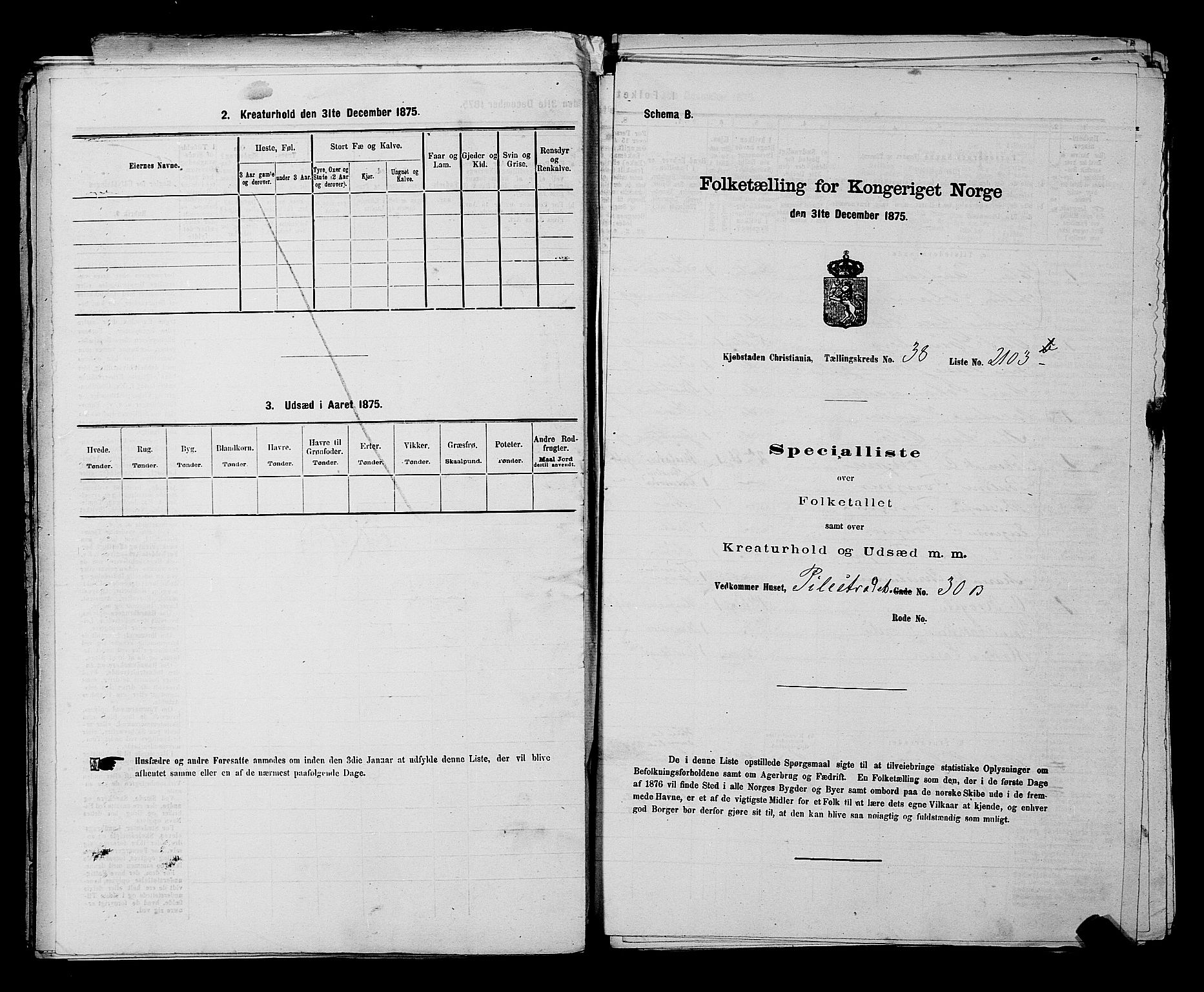 RA, 1875 census for 0301 Kristiania, 1875, p. 6024