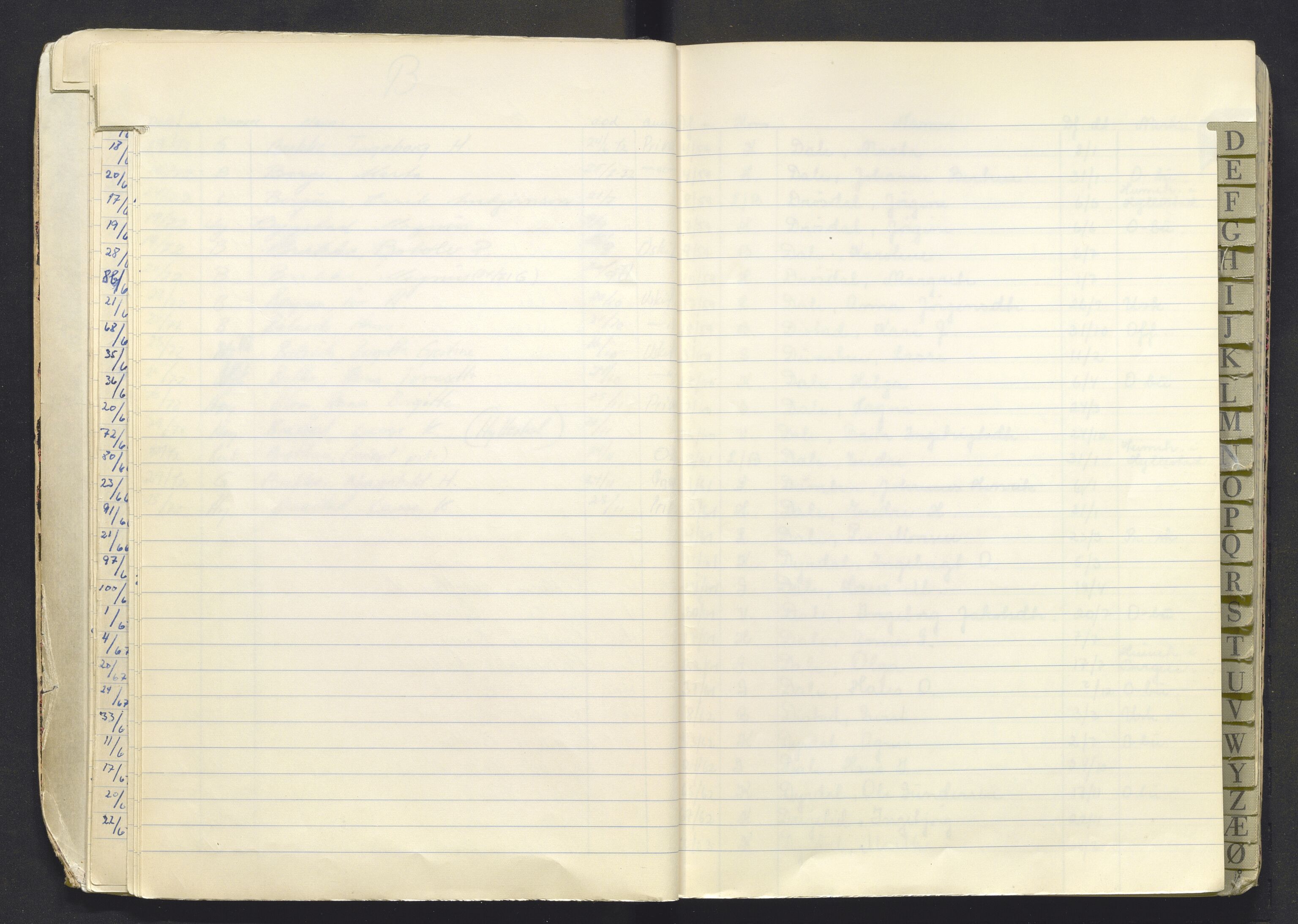 Ytre Sogn tingrett, AV/SAB-A-2601/1/H/Hh/L0003: Dødsfallsregister, 1959-1972