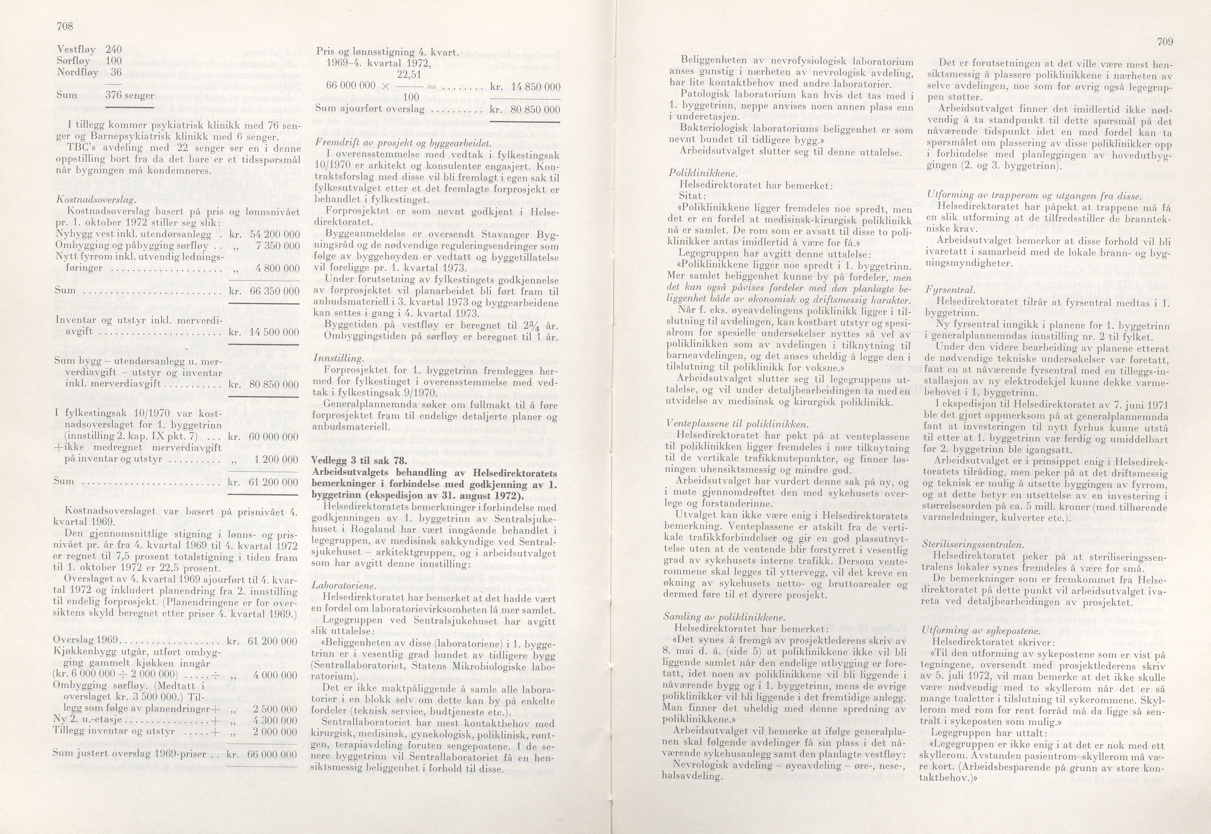 Rogaland fylkeskommune - Fylkesrådmannen , IKAR/A-900/A/Aa/Aaa/L0092: Møtebok , 1972, p. 708-709