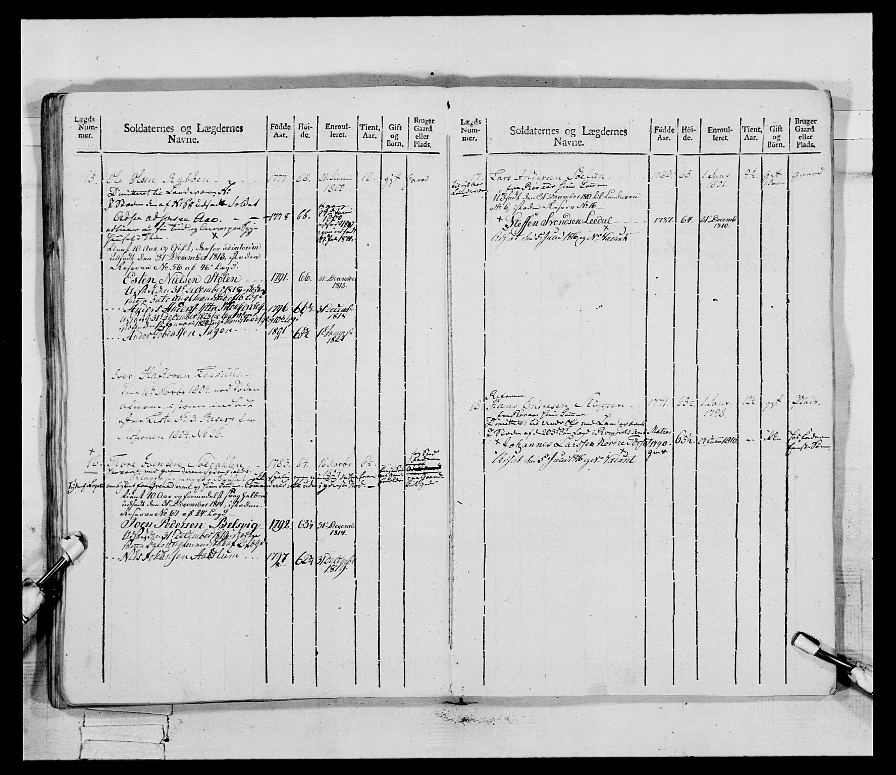 Generalitets- og kommissariatskollegiet, Det kongelige norske kommissariatskollegium, AV/RA-EA-5420/E/Eh/L0083b: 2. Trondheimske nasjonale infanteriregiment, 1810, p. 154