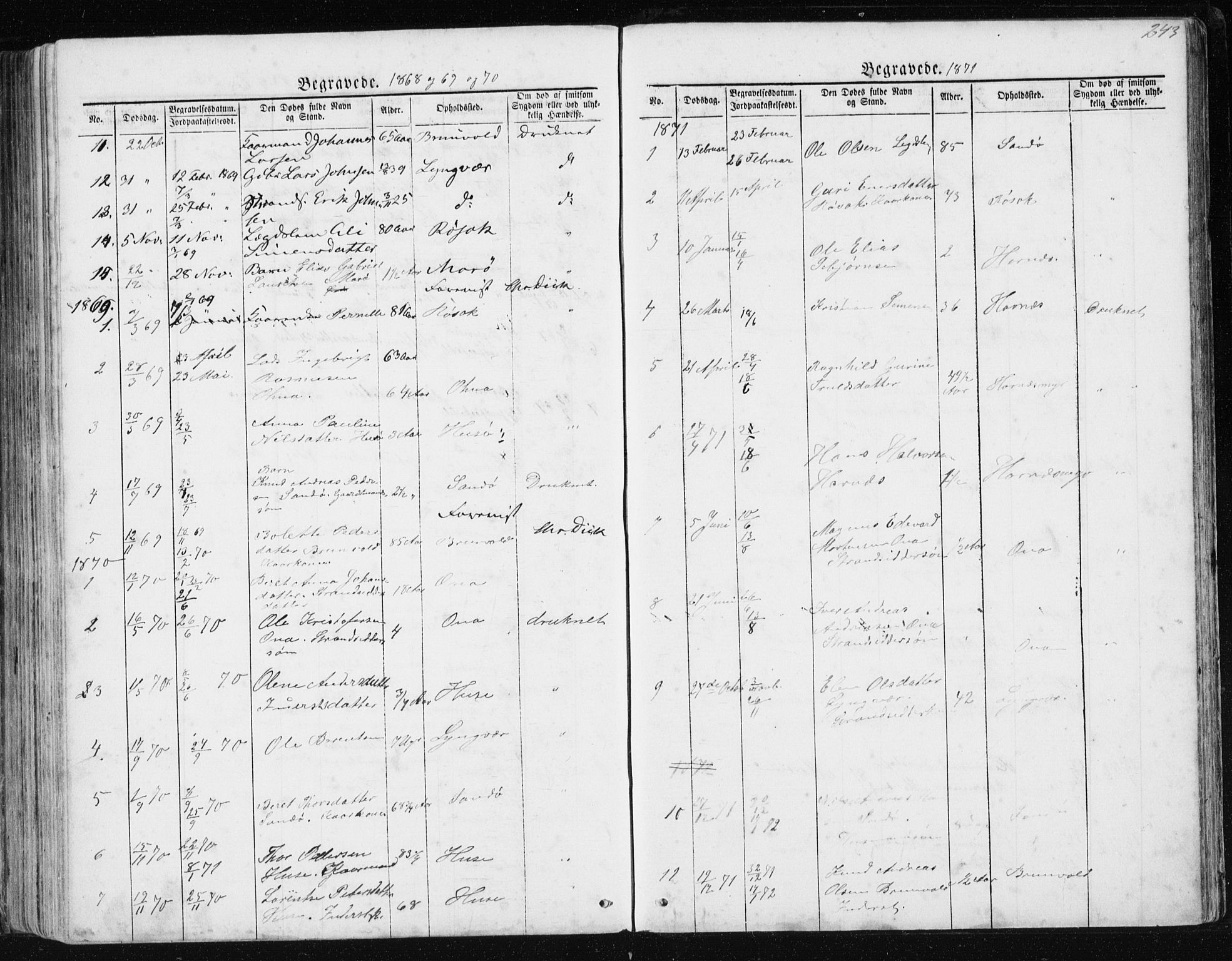 Ministerialprotokoller, klokkerbøker og fødselsregistre - Møre og Romsdal, AV/SAT-A-1454/561/L0732: Parish register (copy) no. 561C02, 1867-1900, p. 243