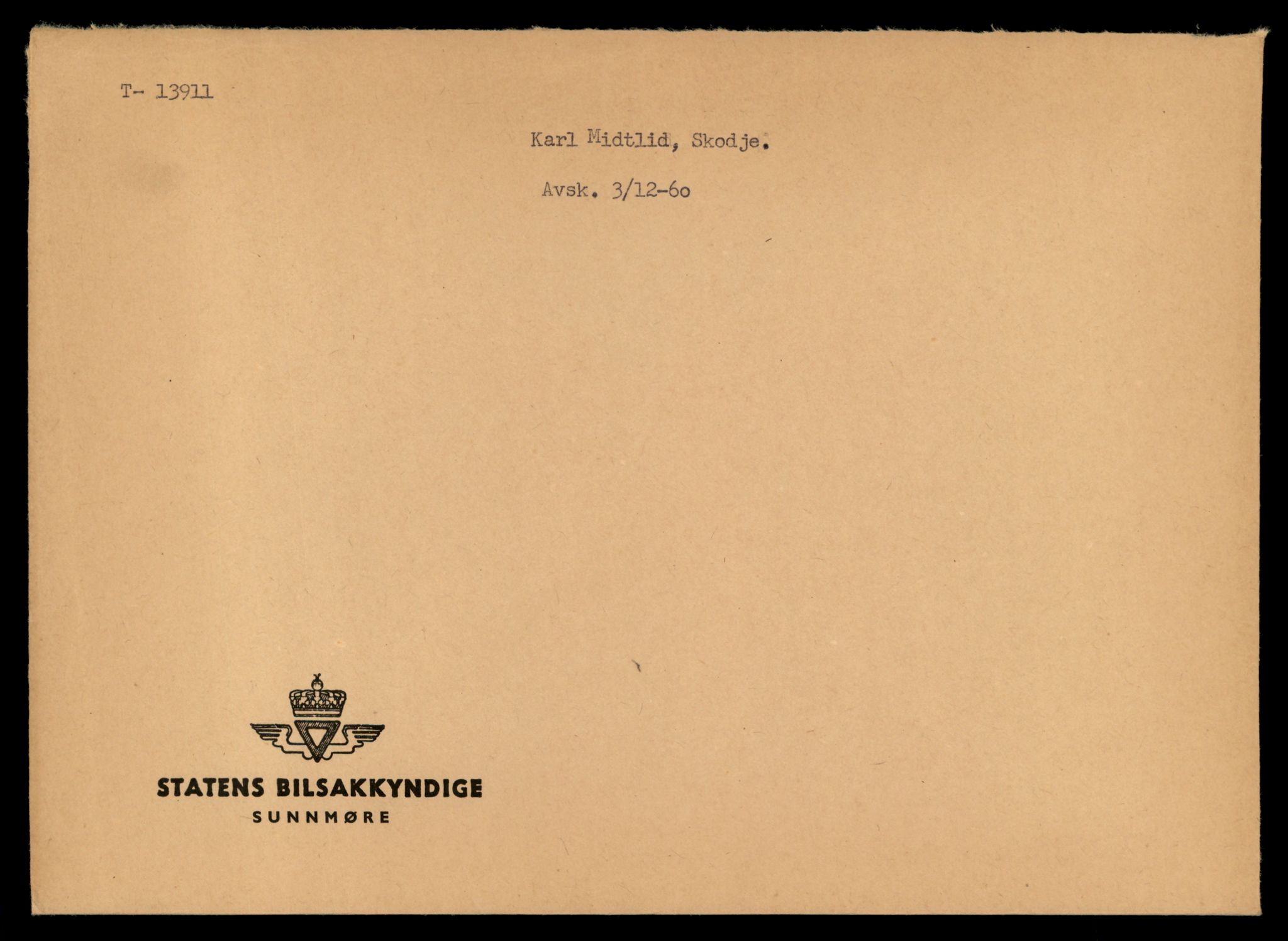 Møre og Romsdal vegkontor - Ålesund trafikkstasjon, AV/SAT-A-4099/F/Fe/L0042: Registreringskort for kjøretøy T 13906 - T 14079, 1927-1998, p. 75