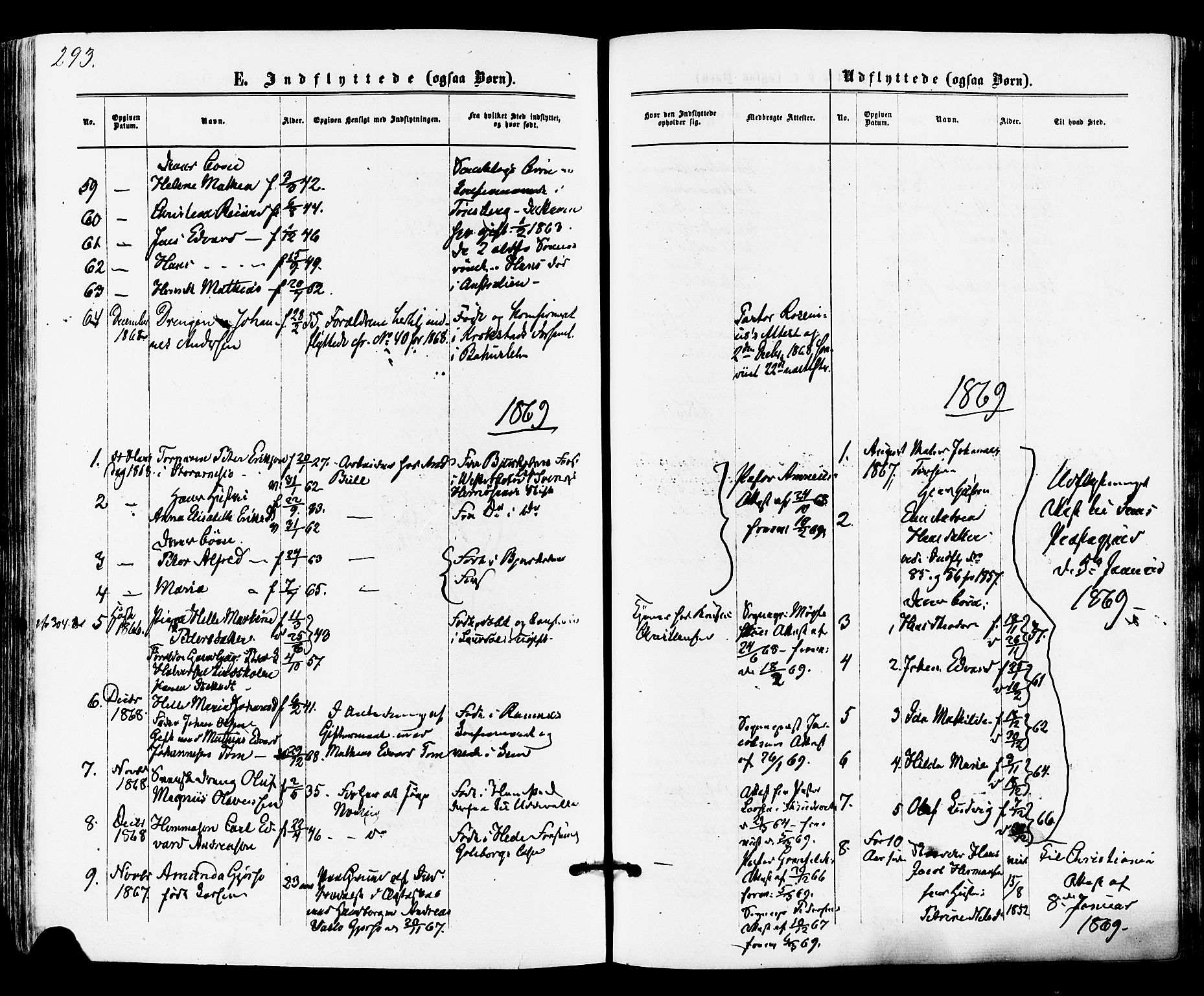 Tønsberg kirkebøker, SAKO/A-330/F/Fa/L0009: Parish register (official) no. I 9, 1865-1873, p. 293
