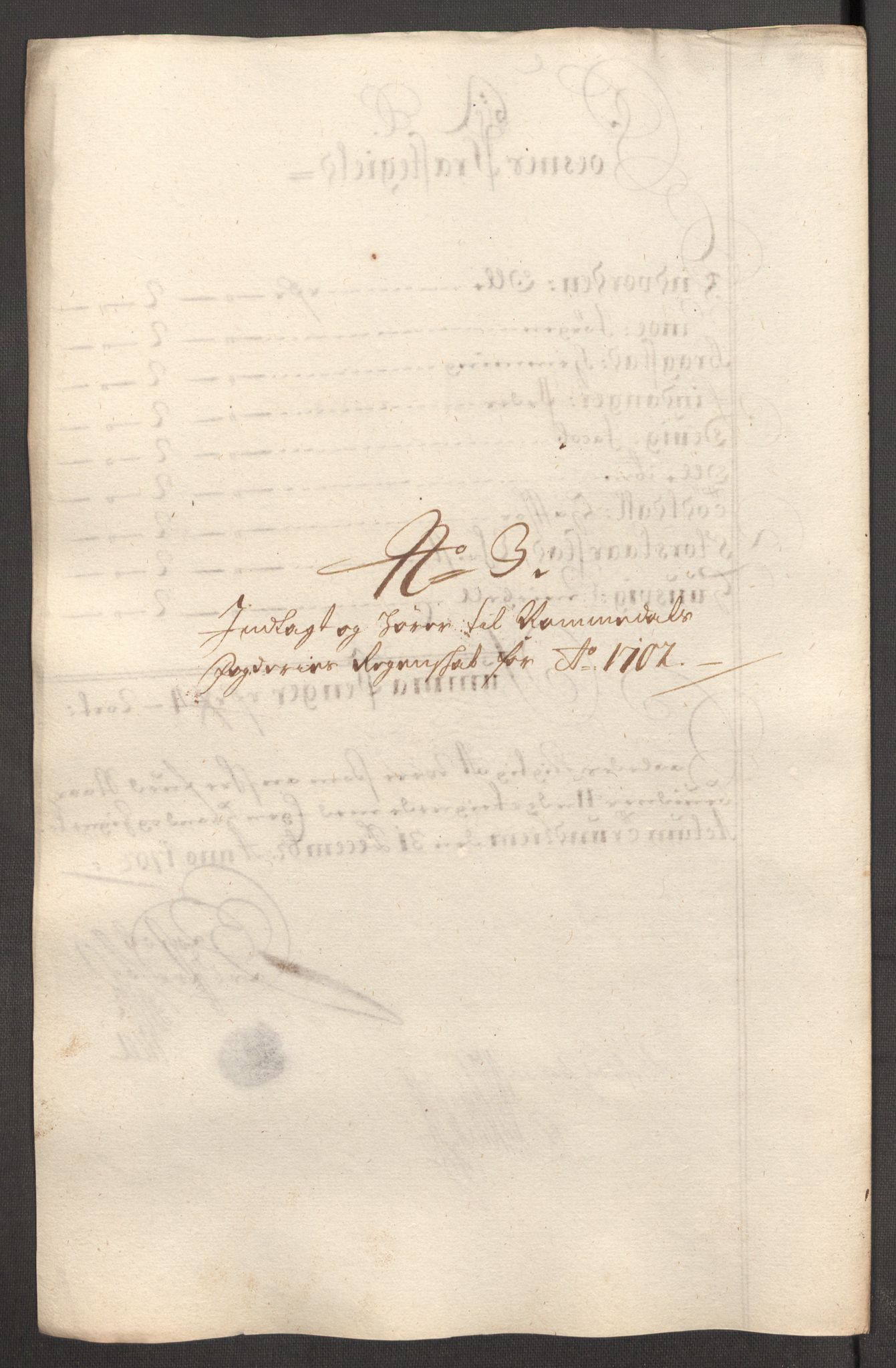 Rentekammeret inntil 1814, Reviderte regnskaper, Fogderegnskap, RA/EA-4092/R64/L4427: Fogderegnskap Namdal, 1701-1702, p. 275