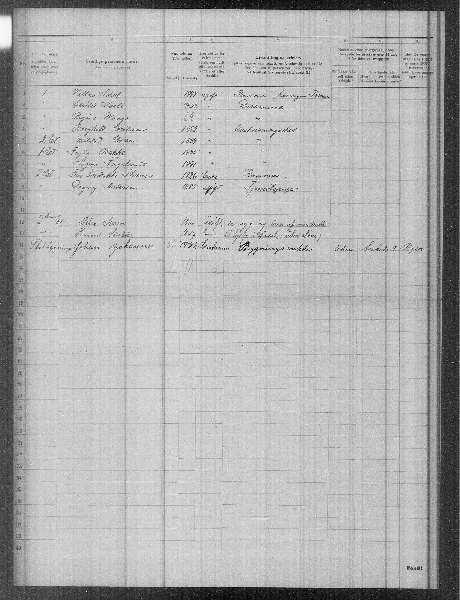 OBA, Municipal Census 1902 for Kristiania, 1902, p. 11294