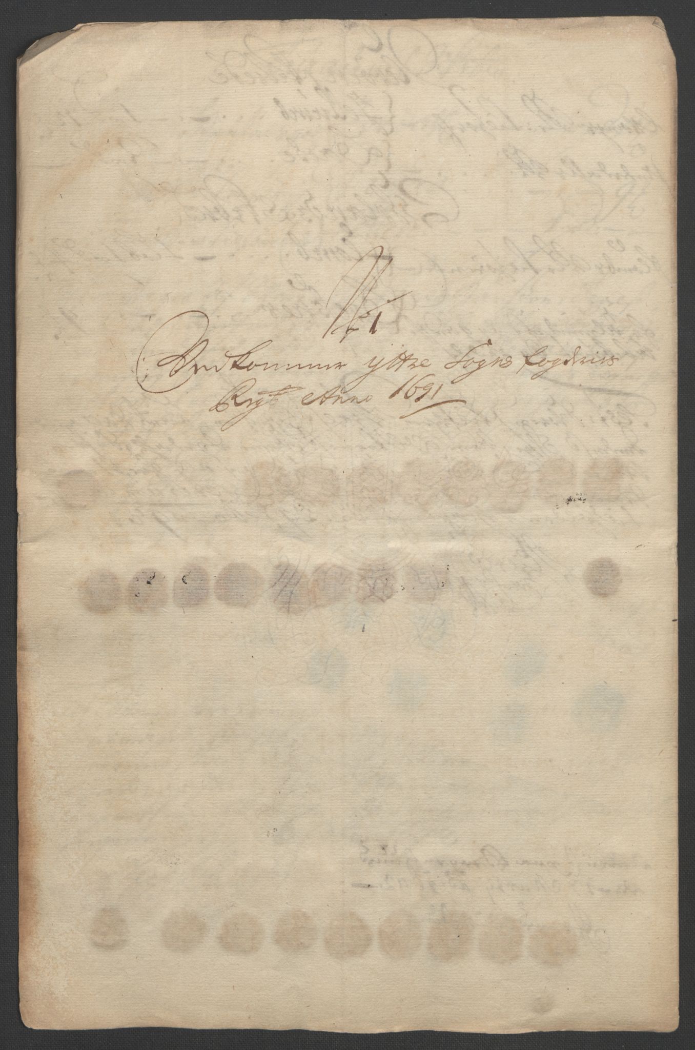 Rentekammeret inntil 1814, Reviderte regnskaper, Fogderegnskap, AV/RA-EA-4092/R52/L3306: Fogderegnskap Sogn, 1691-1692, p. 102