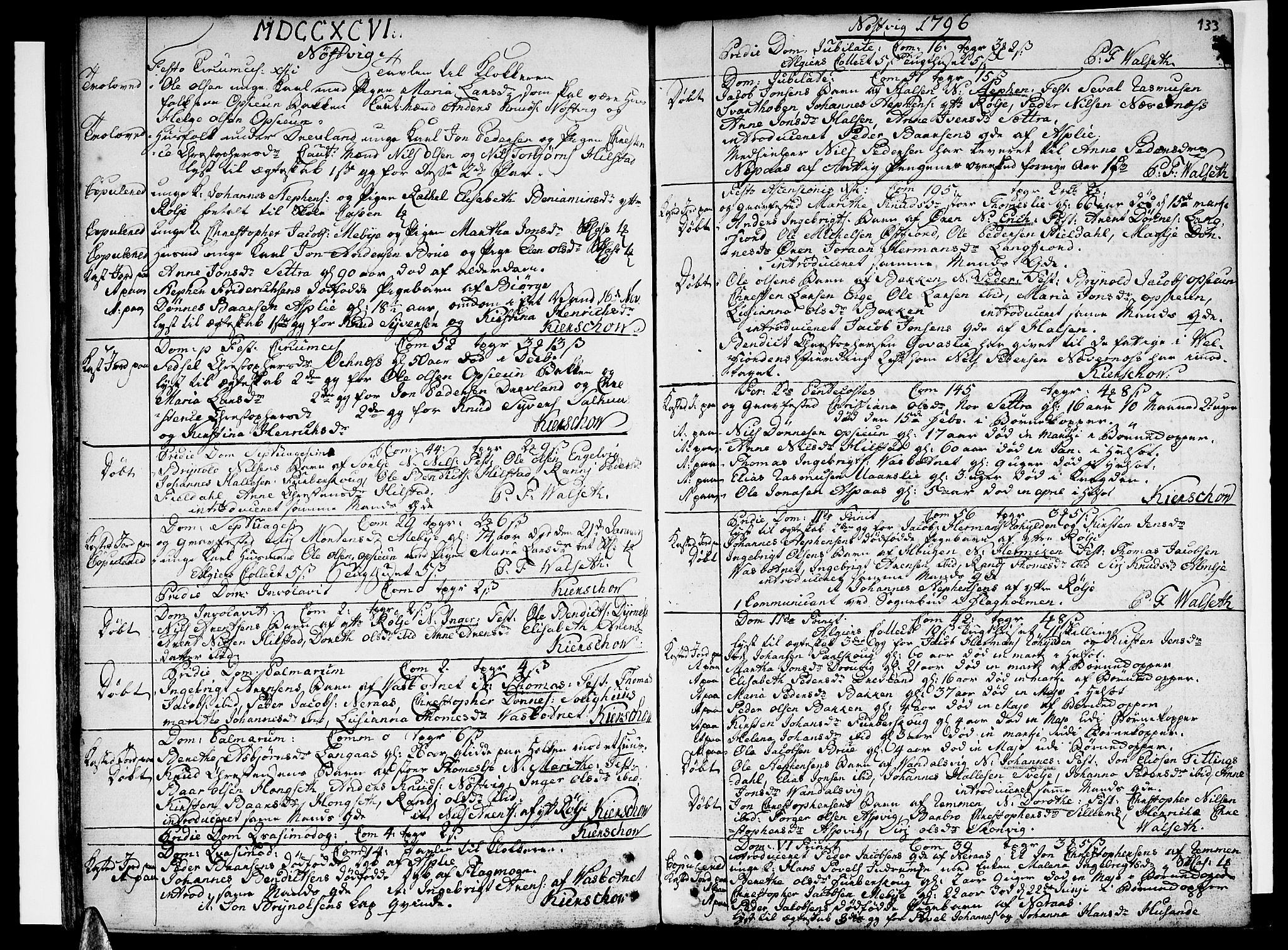 Ministerialprotokoller, klokkerbøker og fødselsregistre - Nordland, SAT/A-1459/814/L0222: Parish register (official) no. 814A03, 1752-1819, p. 133