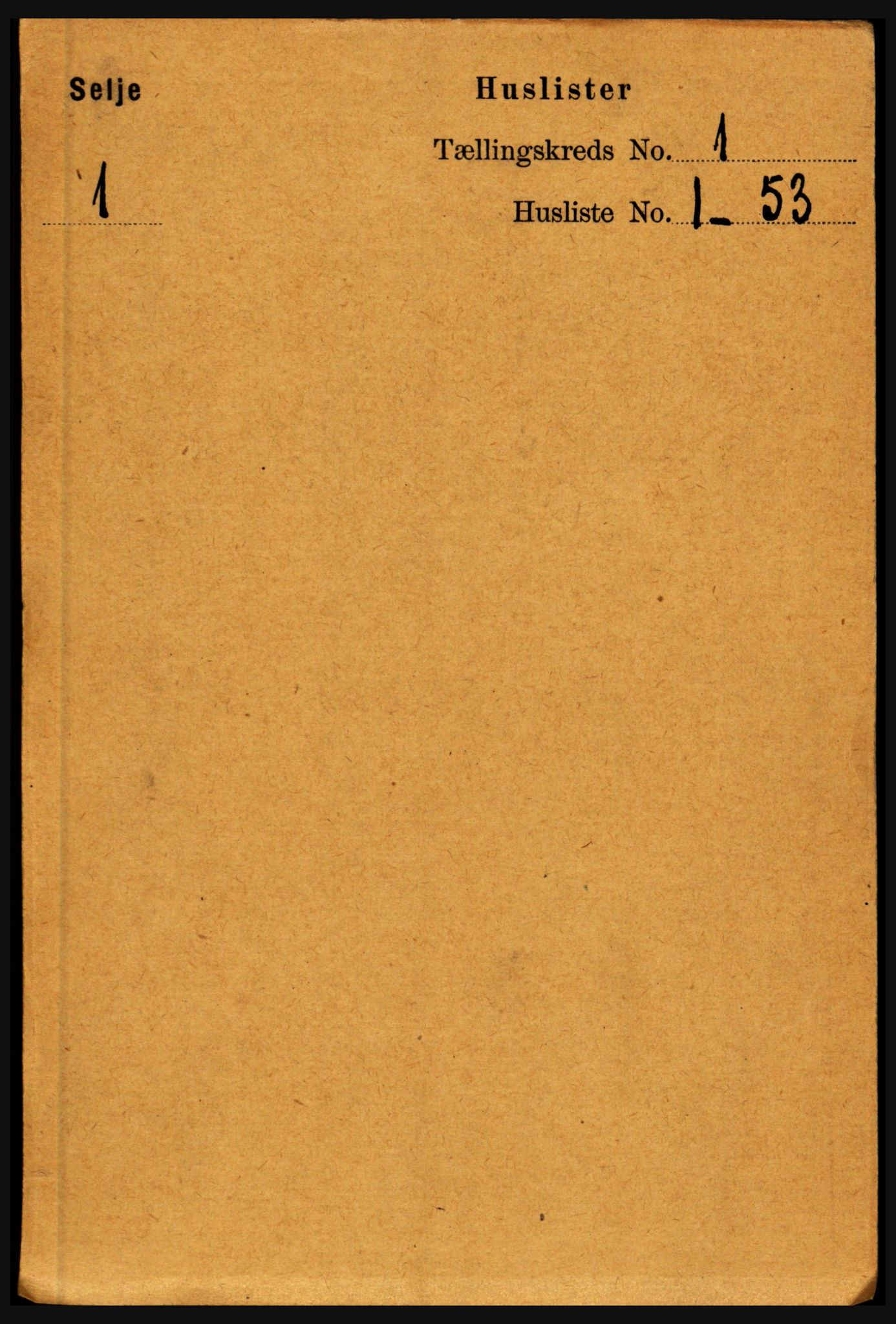 RA, 1891 census for 1441 Selje, 1891, p. 39