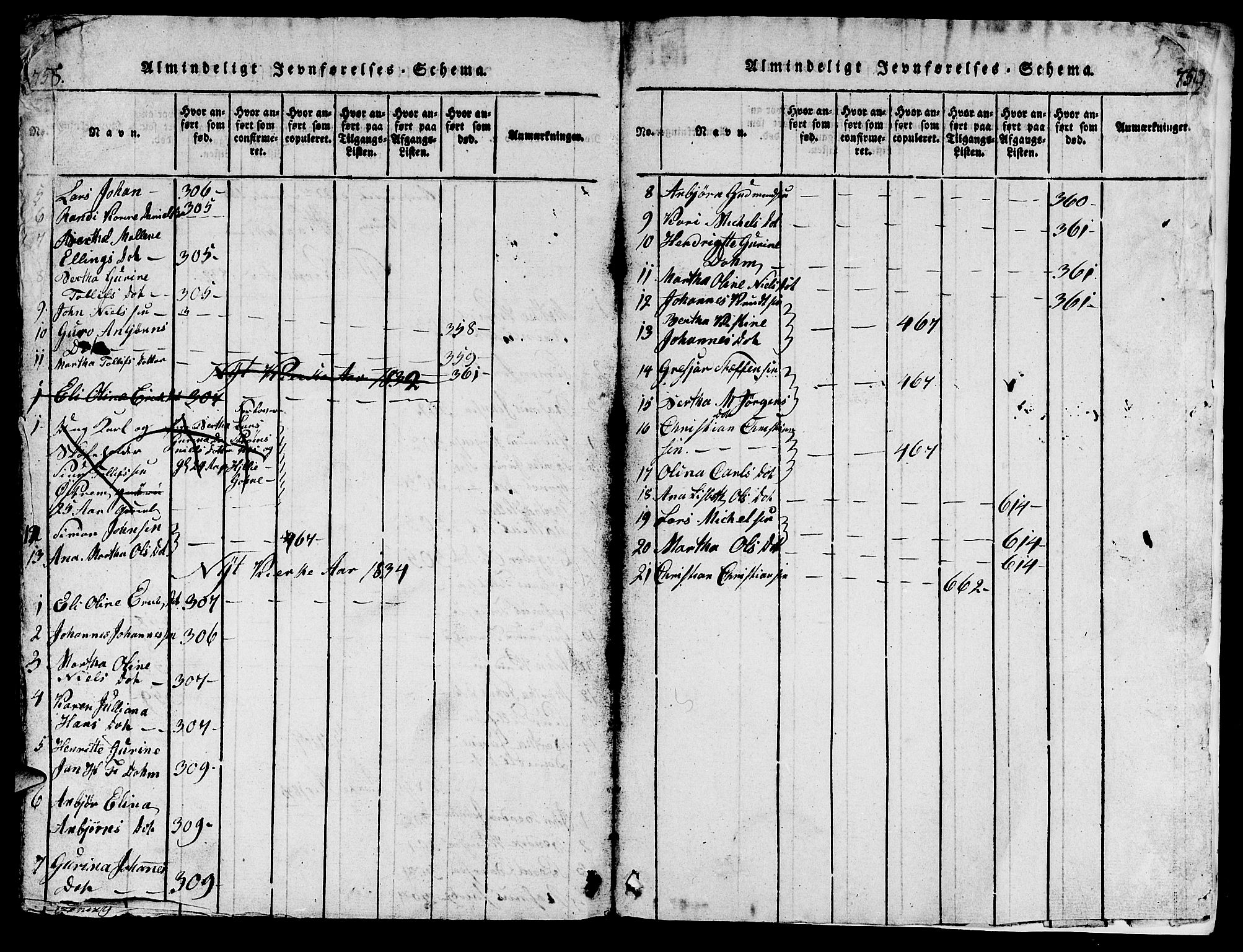 Torvastad sokneprestkontor, AV/SAST-A -101857/H/Ha/Hab/L0001: Parish register (copy) no. B 1 /2, 1817-1834, p. 758-759