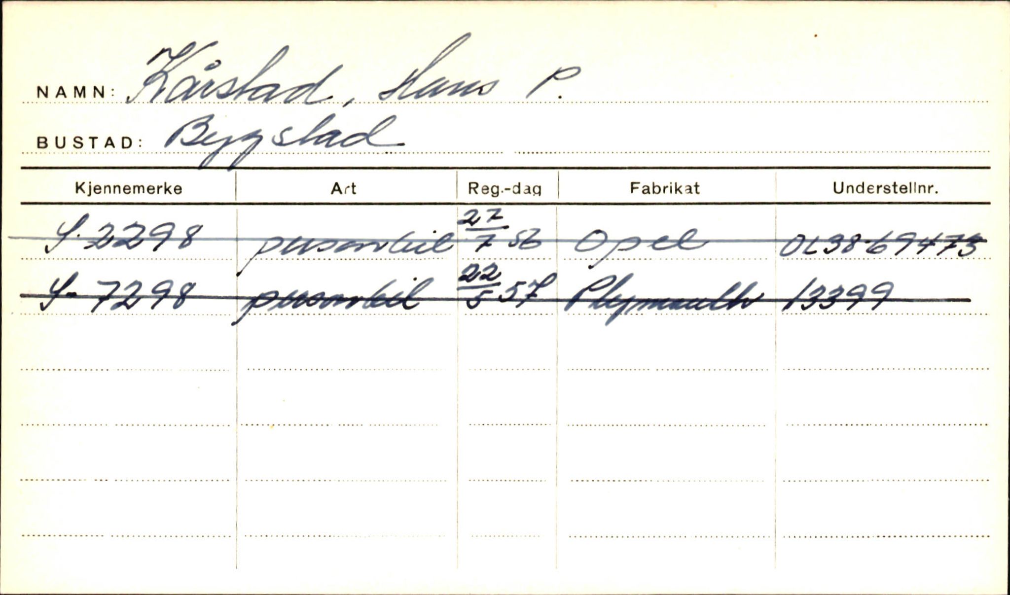 Statens vegvesen, Sogn og Fjordane vegkontor, AV/SAB-A-5301/4/F/L0001B: Eigarregister Fjordane til 1.6.1961, 1930-1961, p. 385