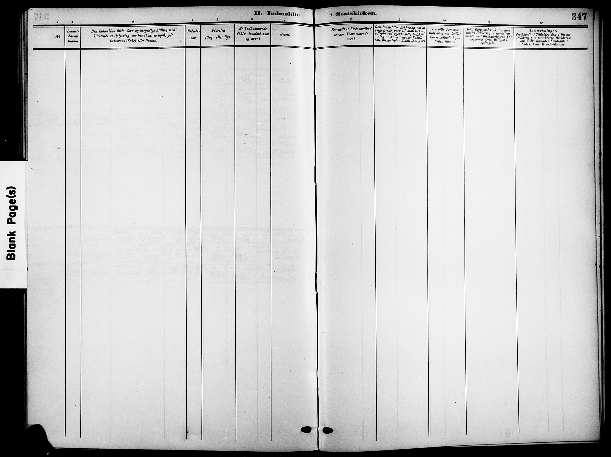Råde prestekontor kirkebøker, SAO/A-2009/G/Ga/L0001: Parish register (copy) no. 1, 1903-1925, p. 347