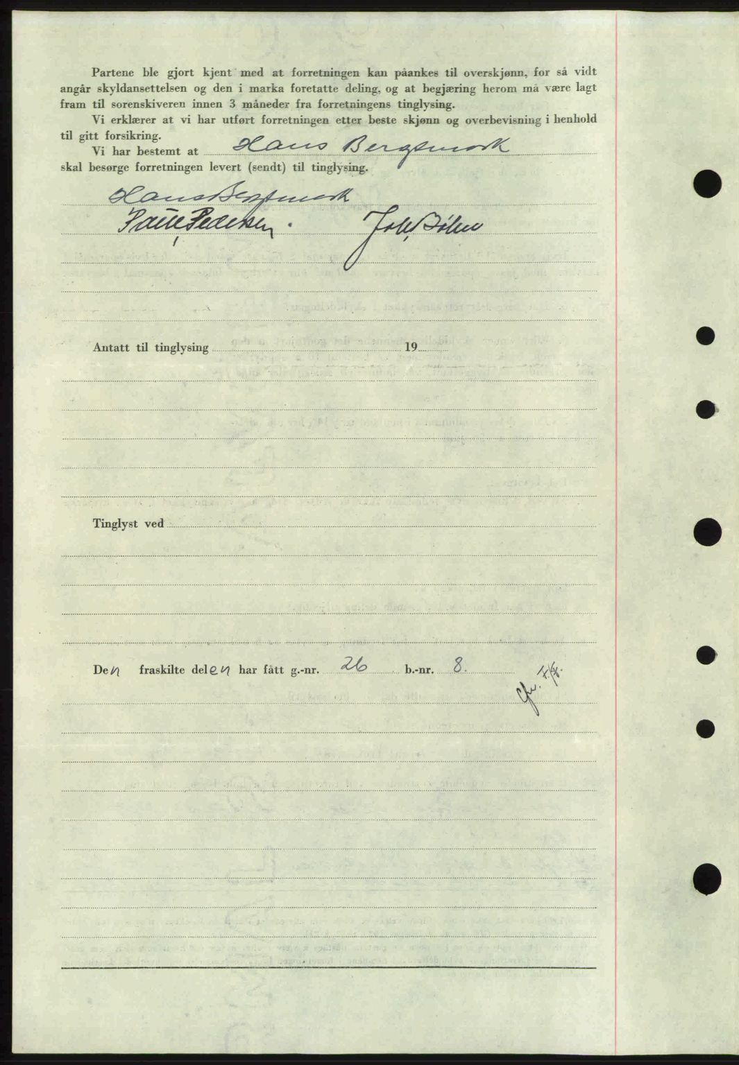 Idd og Marker sorenskriveri, AV/SAO-A-10283/G/Gb/Gbb/L0008: Mortgage book no. A8, 1946-1946, Diary no: : 1495/1946