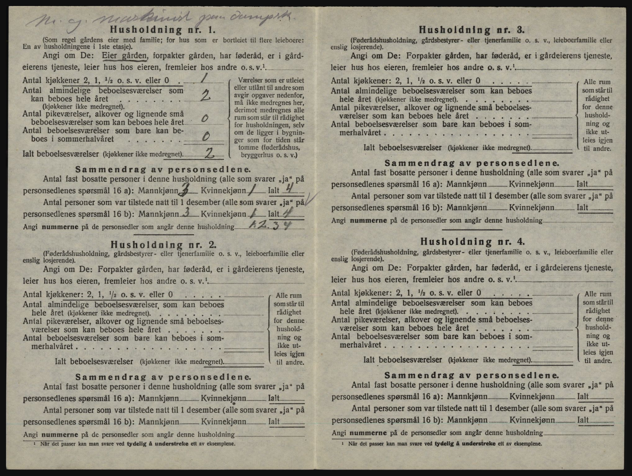 SAO, 1920 census for Aremark, 1920, p. 656