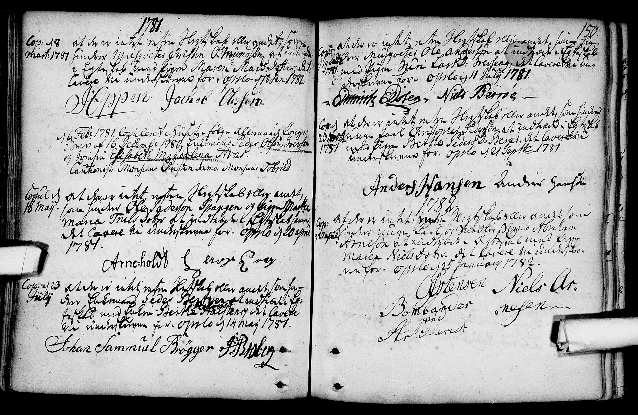 Gamlebyen prestekontor Kirkebøker, SAO/A-10884/F/Fa/L0001: Parish register (official) no. 1, 1734-1818, p. 150