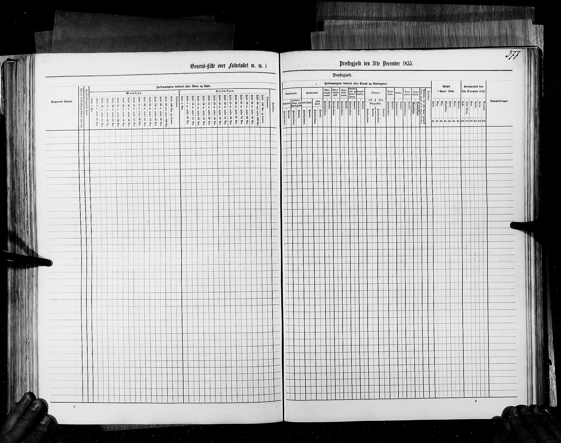 RA, Census 1855, vol. 6B: Nordland amt og Finnmarken amt, 1855, p. 377