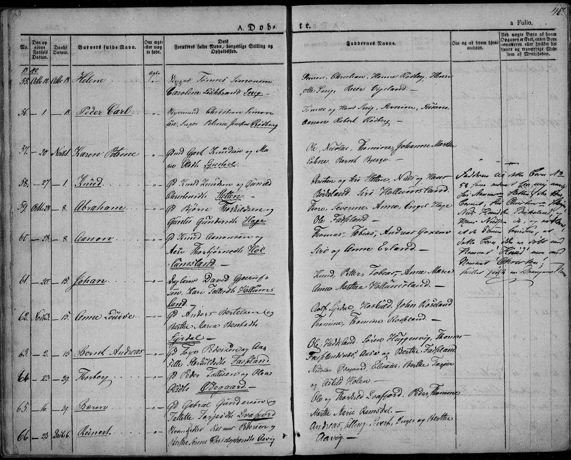 Sør-Audnedal sokneprestkontor, AV/SAK-1111-0039/F/Fa/Fab/L0006: Parish register (official) no. A 6, 1829-1855, p. 46