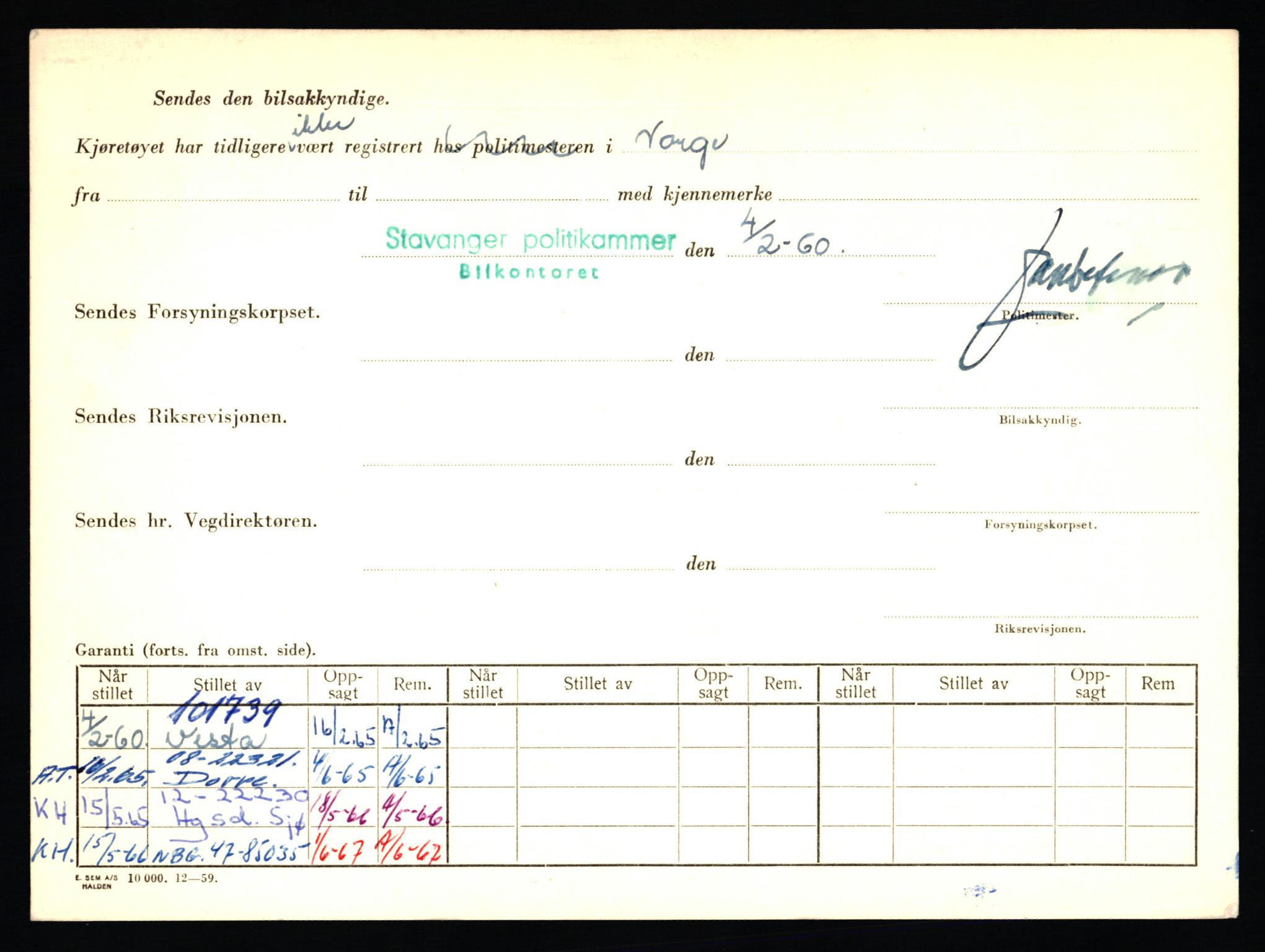 Stavanger trafikkstasjon, AV/SAST-A-101942/0/F/L0010: L-3350 - L-3699, 1930-1971, p. 1682