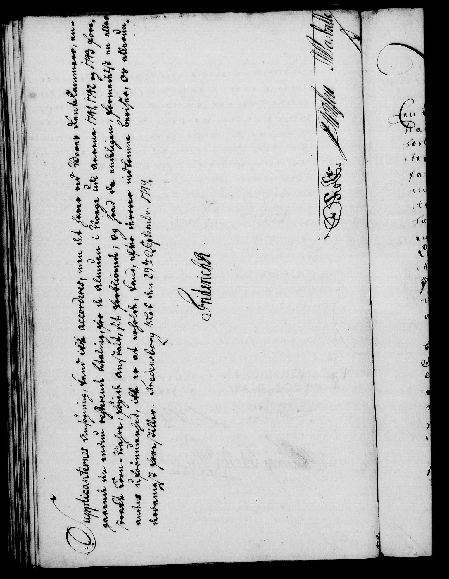 Rentekammeret, Kammerkanselliet, RA/EA-3111/G/Gf/Gfa/L0031: Norsk relasjons- og resolusjonsprotokoll (merket RK 52.31), 1749, p. 486