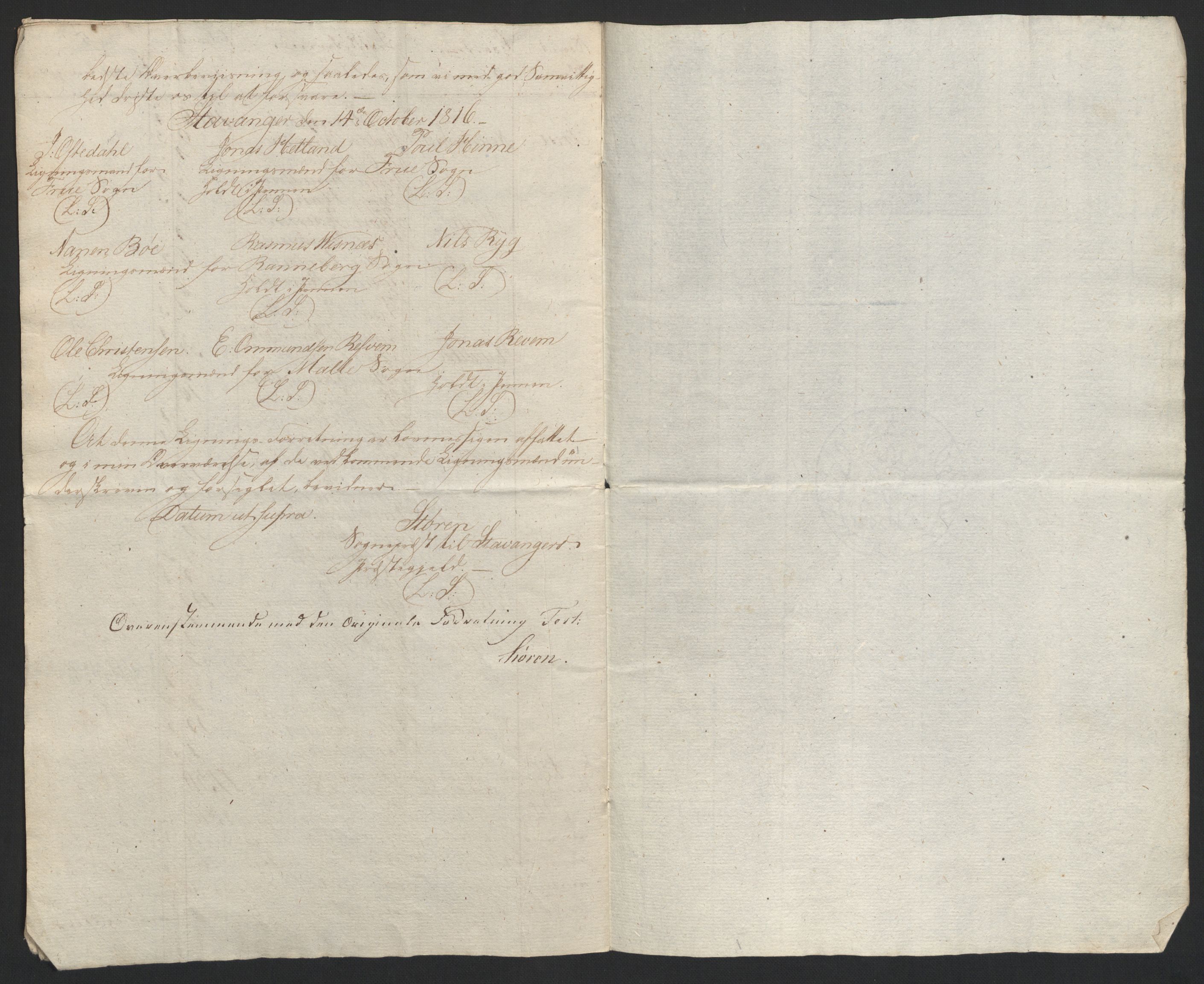 Sølvskatten 1816, NOBA/SOLVSKATTEN/A/L0035: Bind 37: Jæren og Dalane fogderi, 1816-1825, p. 13