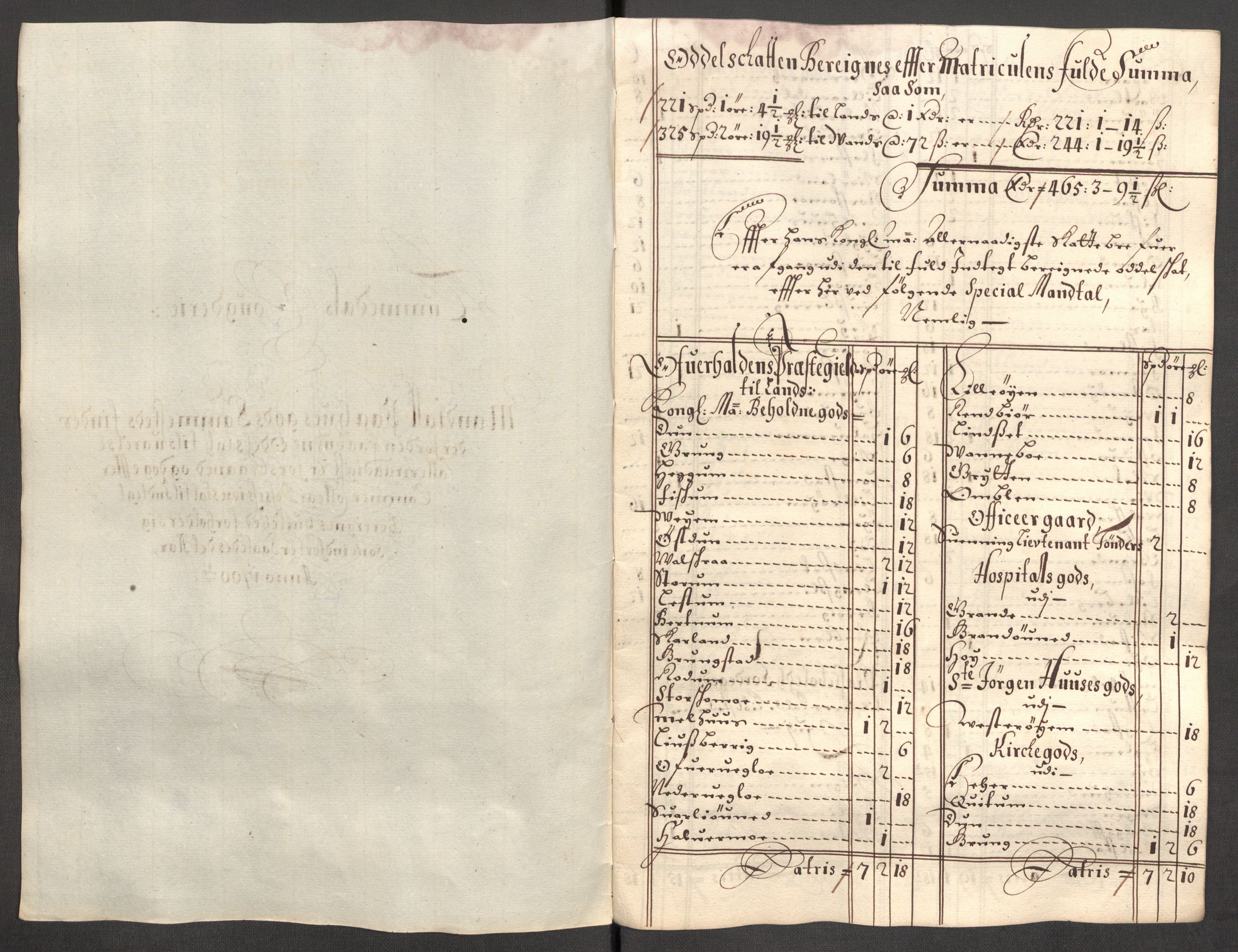 Rentekammeret inntil 1814, Reviderte regnskaper, Fogderegnskap, RA/EA-4092/R64/L4426: Fogderegnskap Namdal, 1699-1700, p. 323