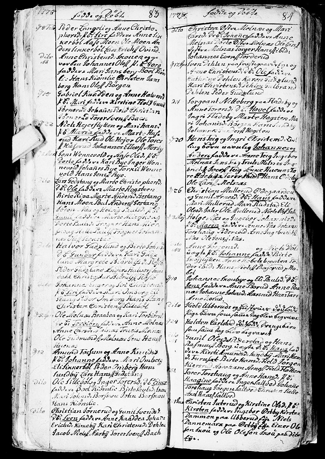 Enebakk prestekontor Kirkebøker, SAO/A-10171c/F/Fa/L0002: Parish register (official) no. I 2, 1755-1806, p. 83-84