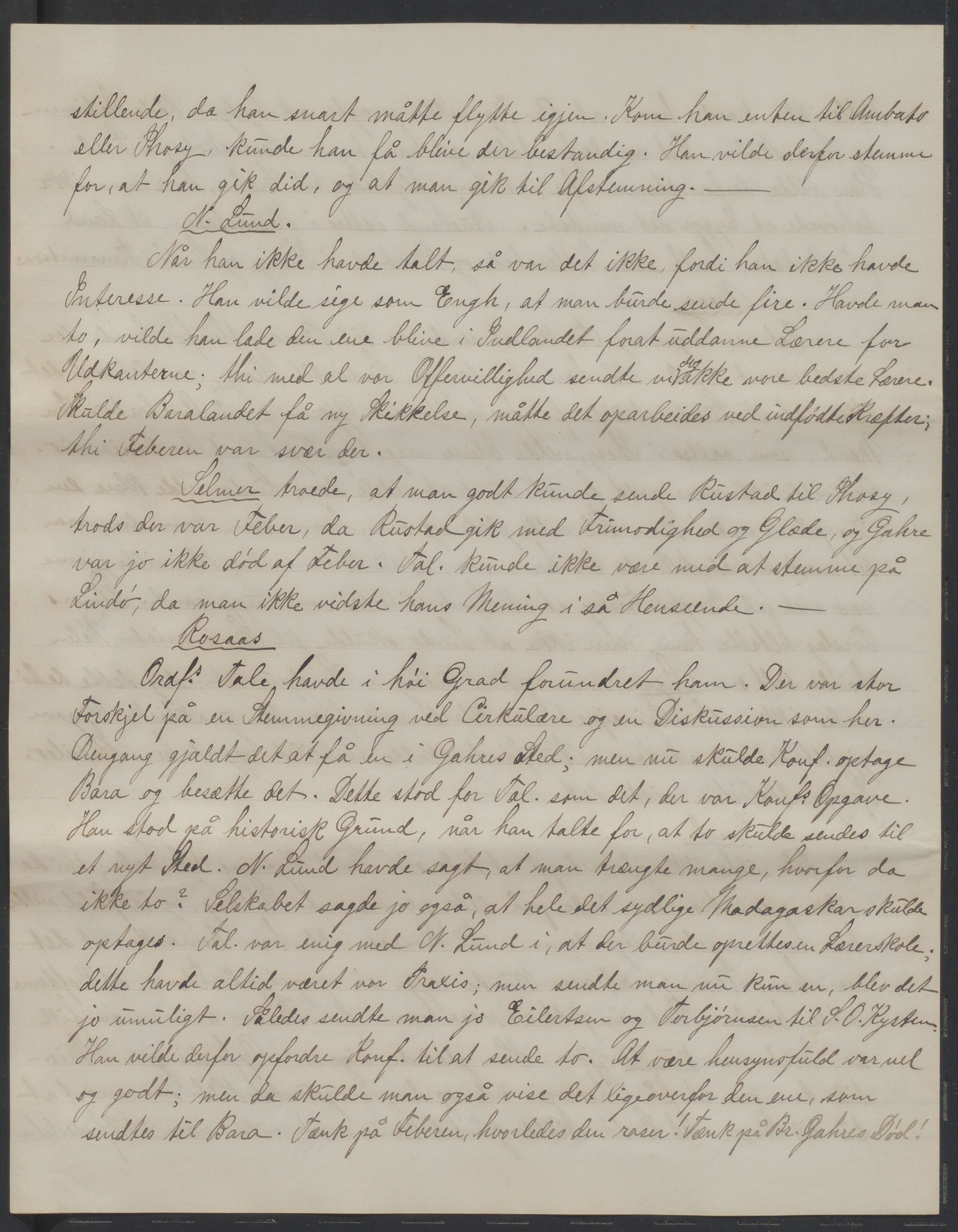 Det Norske Misjonsselskap - hovedadministrasjonen, VID/MA-A-1045/D/Da/Daa/L0038/0001: Konferansereferat og årsberetninger / Konferansereferat fra Madagaskar Innland., 1890