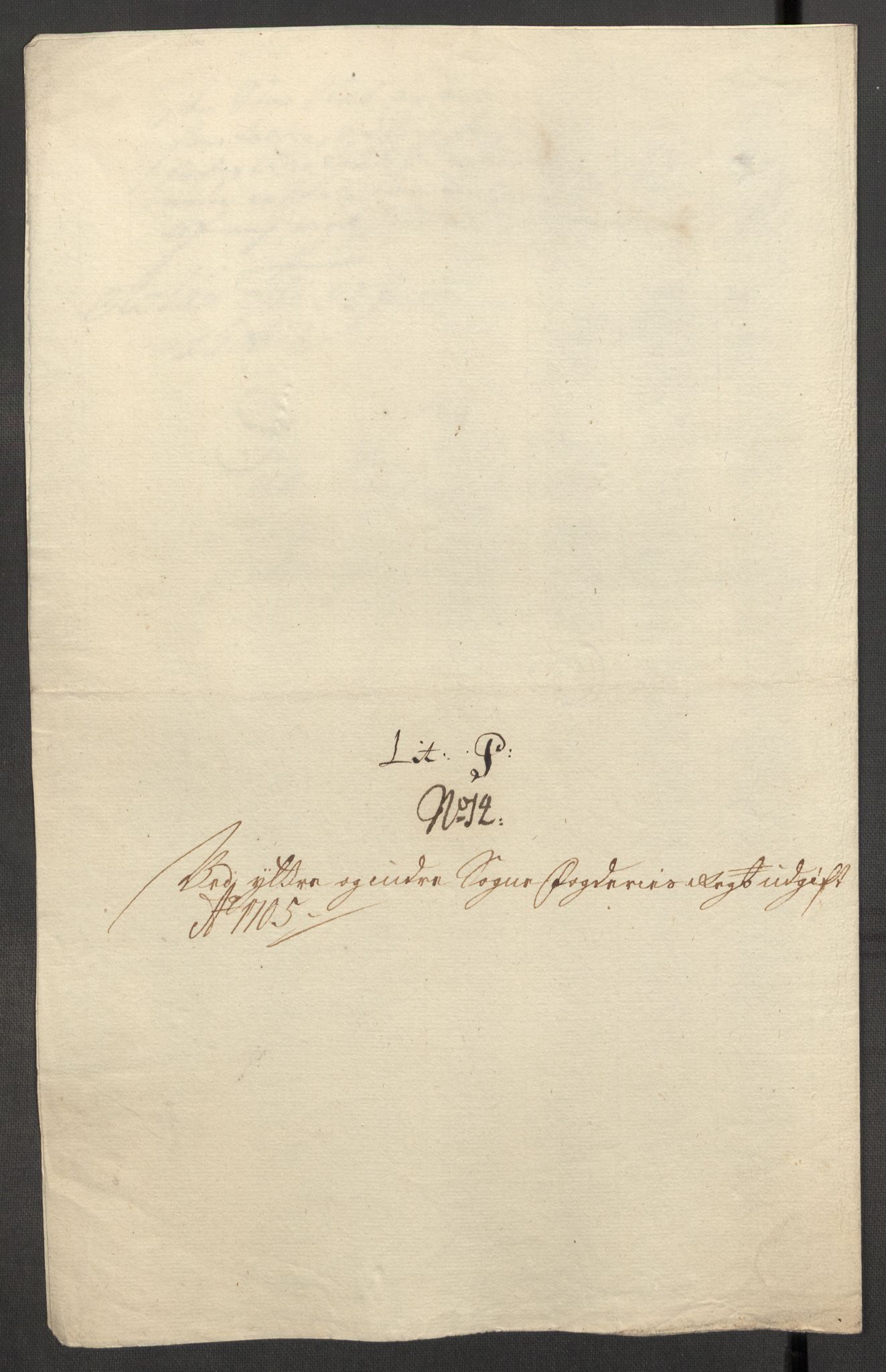 Rentekammeret inntil 1814, Reviderte regnskaper, Fogderegnskap, AV/RA-EA-4092/R52/L3314: Fogderegnskap Sogn, 1705-1707, p. 181