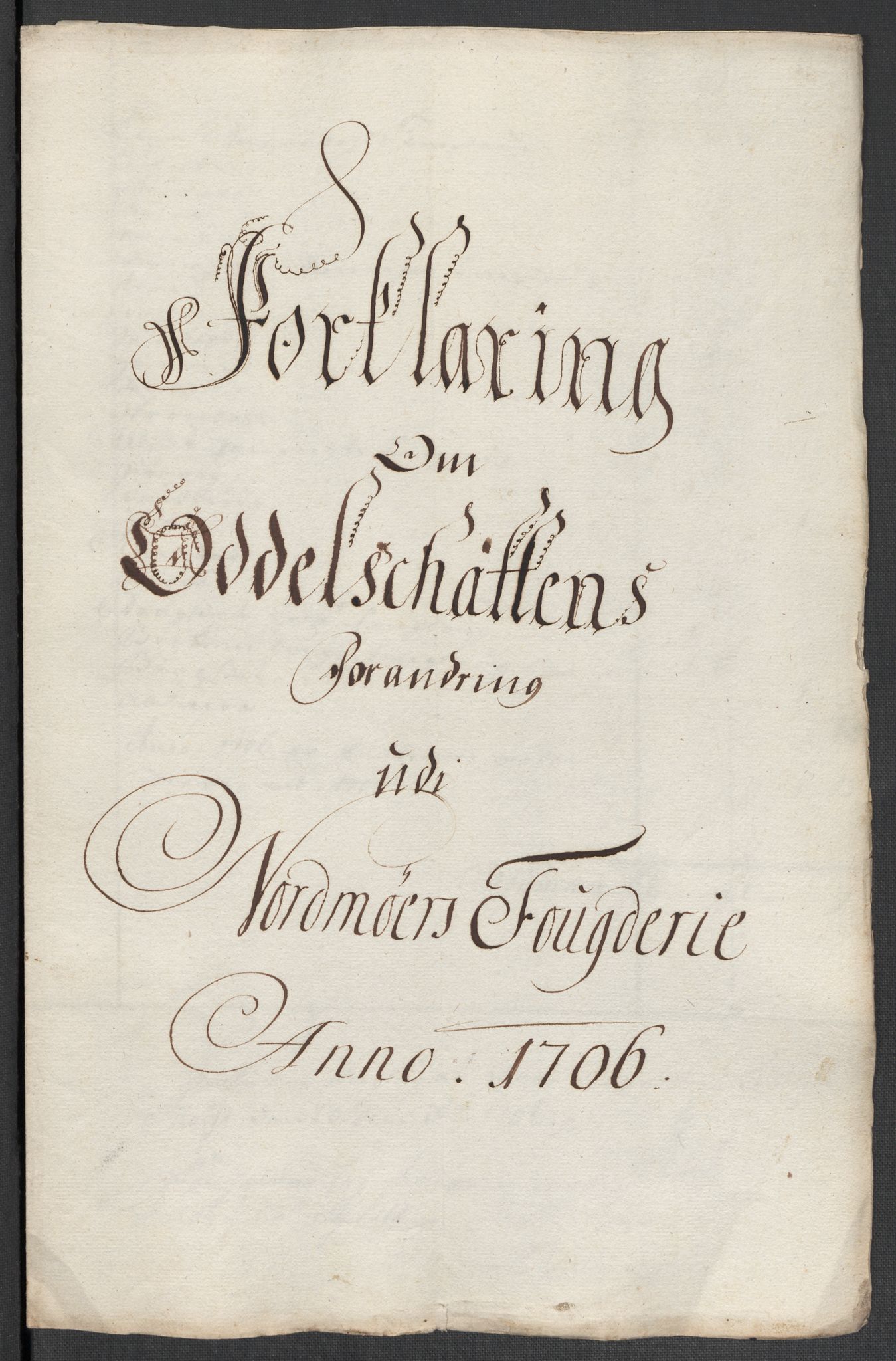 Rentekammeret inntil 1814, Reviderte regnskaper, Fogderegnskap, AV/RA-EA-4092/R56/L3742: Fogderegnskap Nordmøre, 1706-1707, p. 133