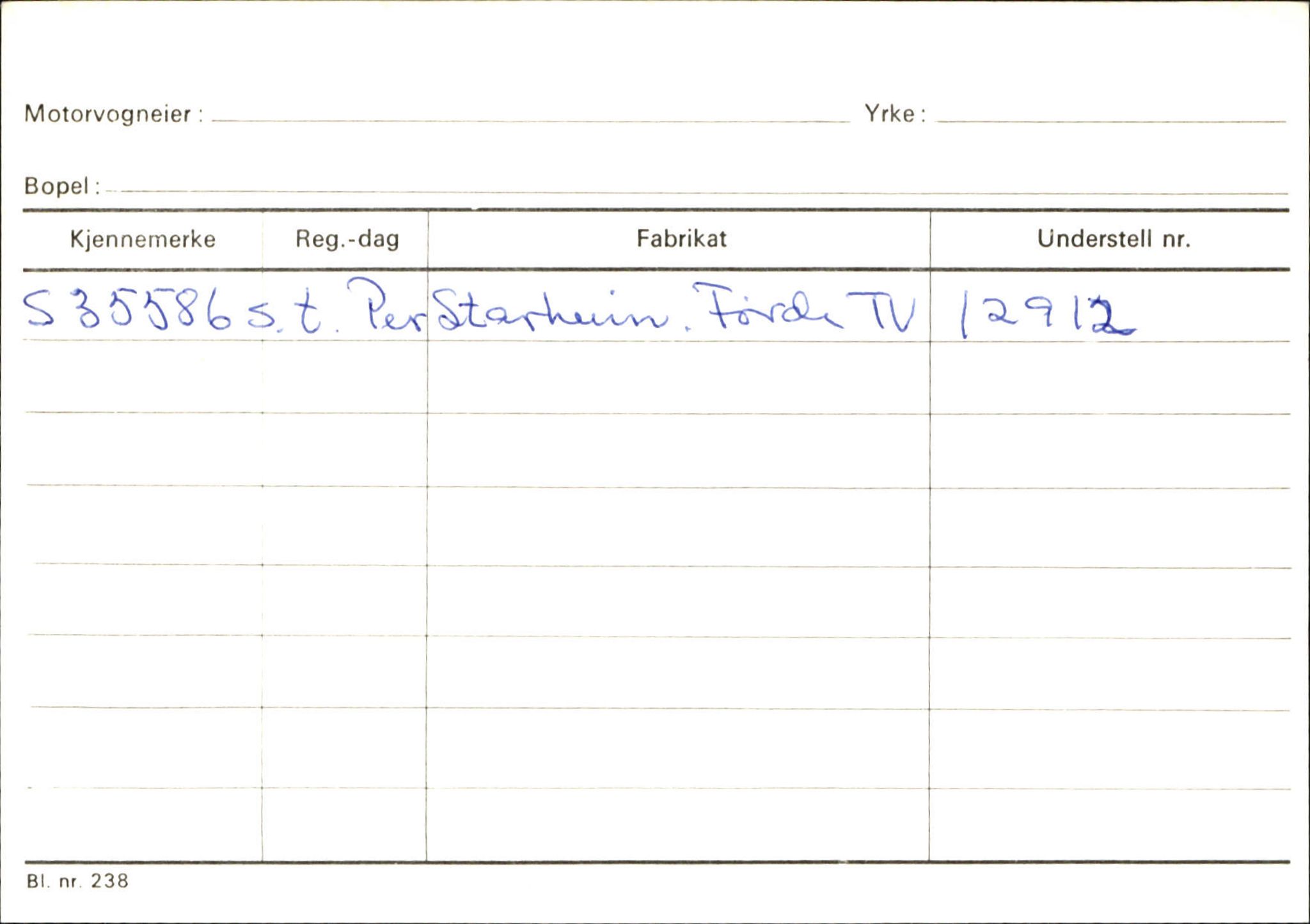 Statens vegvesen, Sogn og Fjordane vegkontor, AV/SAB-A-5301/4/F/L0132: Eigarregister Askvoll A-Å. Balestrand A-Å, 1945-1975, p. 460