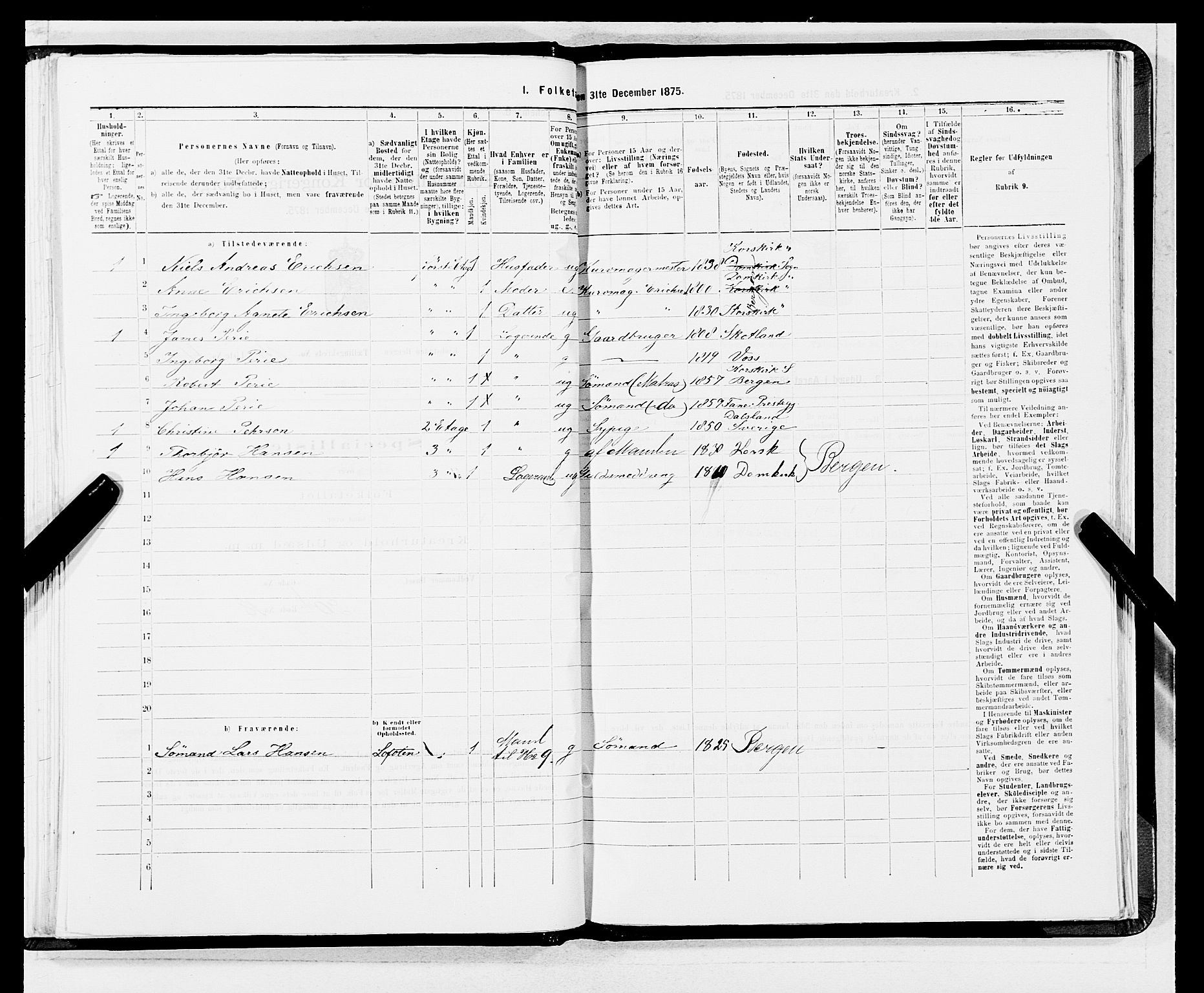 SAB, 1875 census for 1301 Bergen, 1875, p. 4510