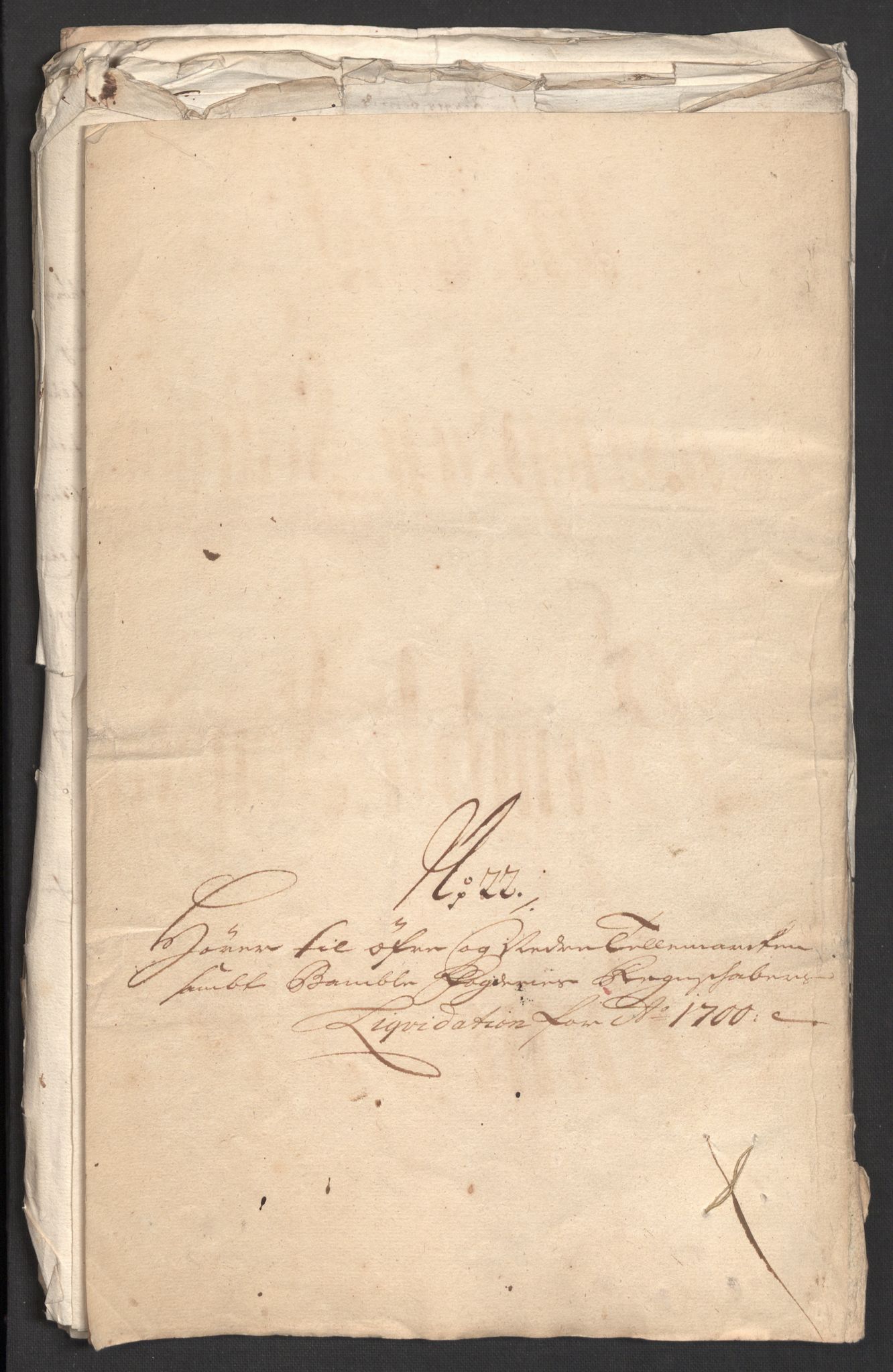 Rentekammeret inntil 1814, Reviderte regnskaper, Fogderegnskap, AV/RA-EA-4092/R36/L2104: Fogderegnskap Øvre og Nedre Telemark og Bamble, 1700, p. 441