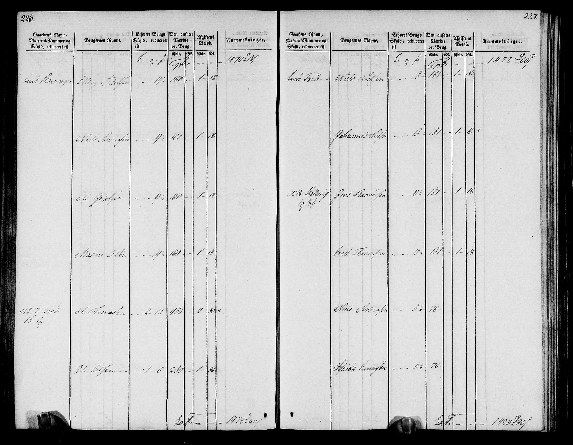 Rentekammeret inntil 1814, Realistisk ordnet avdeling, AV/RA-EA-4070/N/Ne/Nea/L0113: Nordhordland og Voss fogderi. Oppebørselsregister, 1803-1804, p. 120