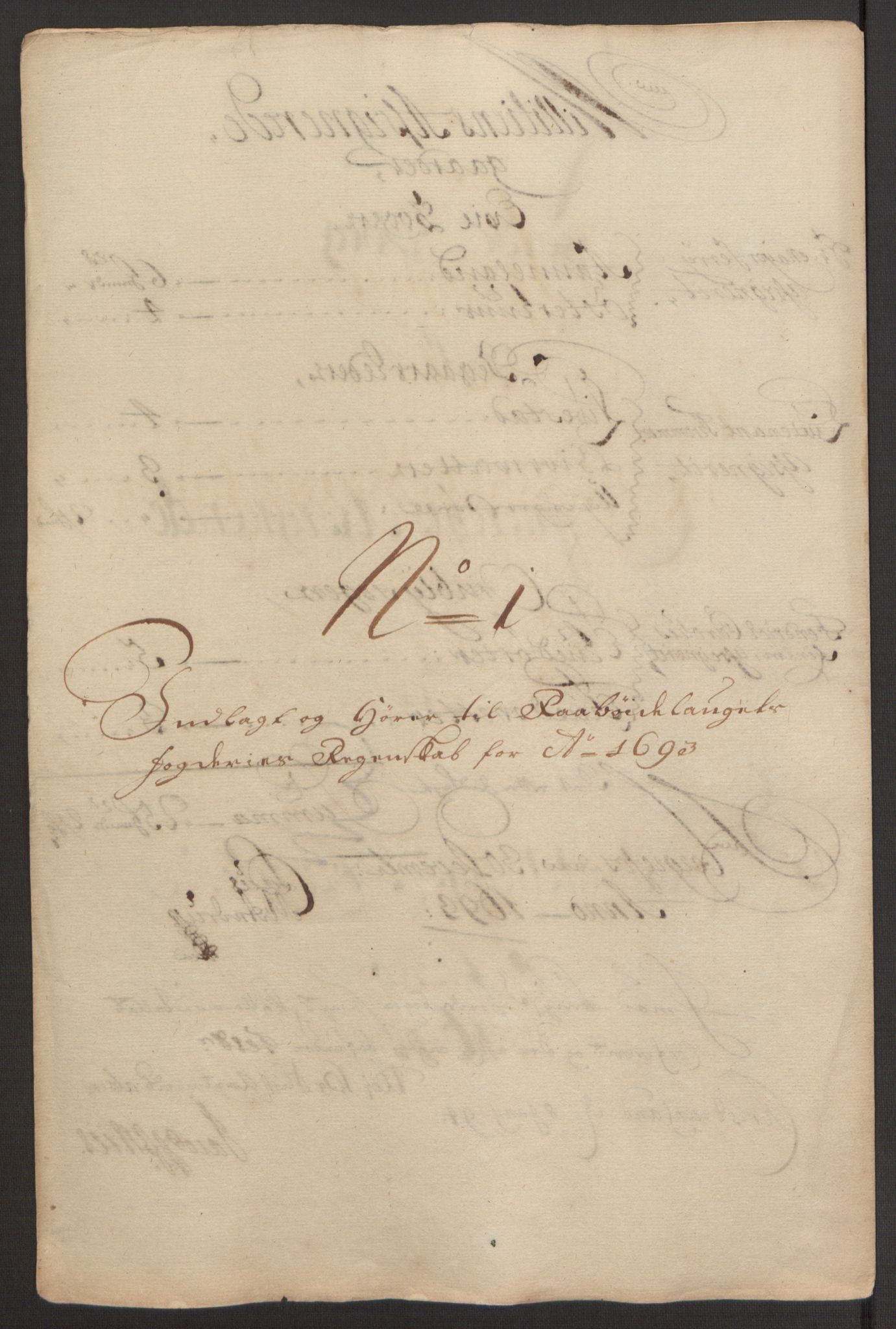 Rentekammeret inntil 1814, Reviderte regnskaper, Fogderegnskap, RA/EA-4092/R40/L2444: Fogderegnskap Råbyggelag, 1693-1696, p. 52