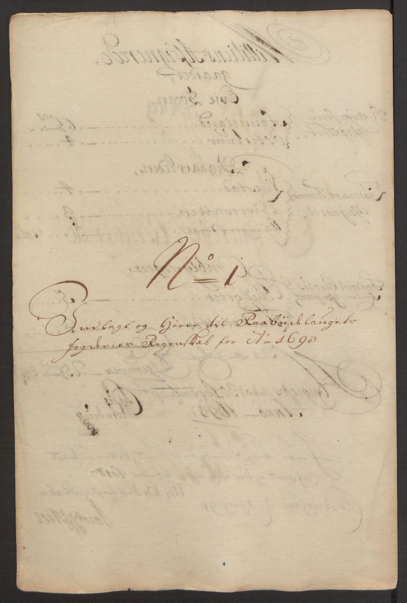 Rentekammeret inntil 1814, Reviderte regnskaper, Fogderegnskap, AV/RA-EA-4092/R40/L2444: Fogderegnskap Råbyggelag, 1693-1696, p. 52