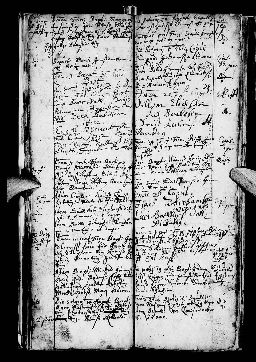 Os sokneprestembete, AV/SAB-A-99929: Parish register (official) no. A 5, 1669-1760, p. 14