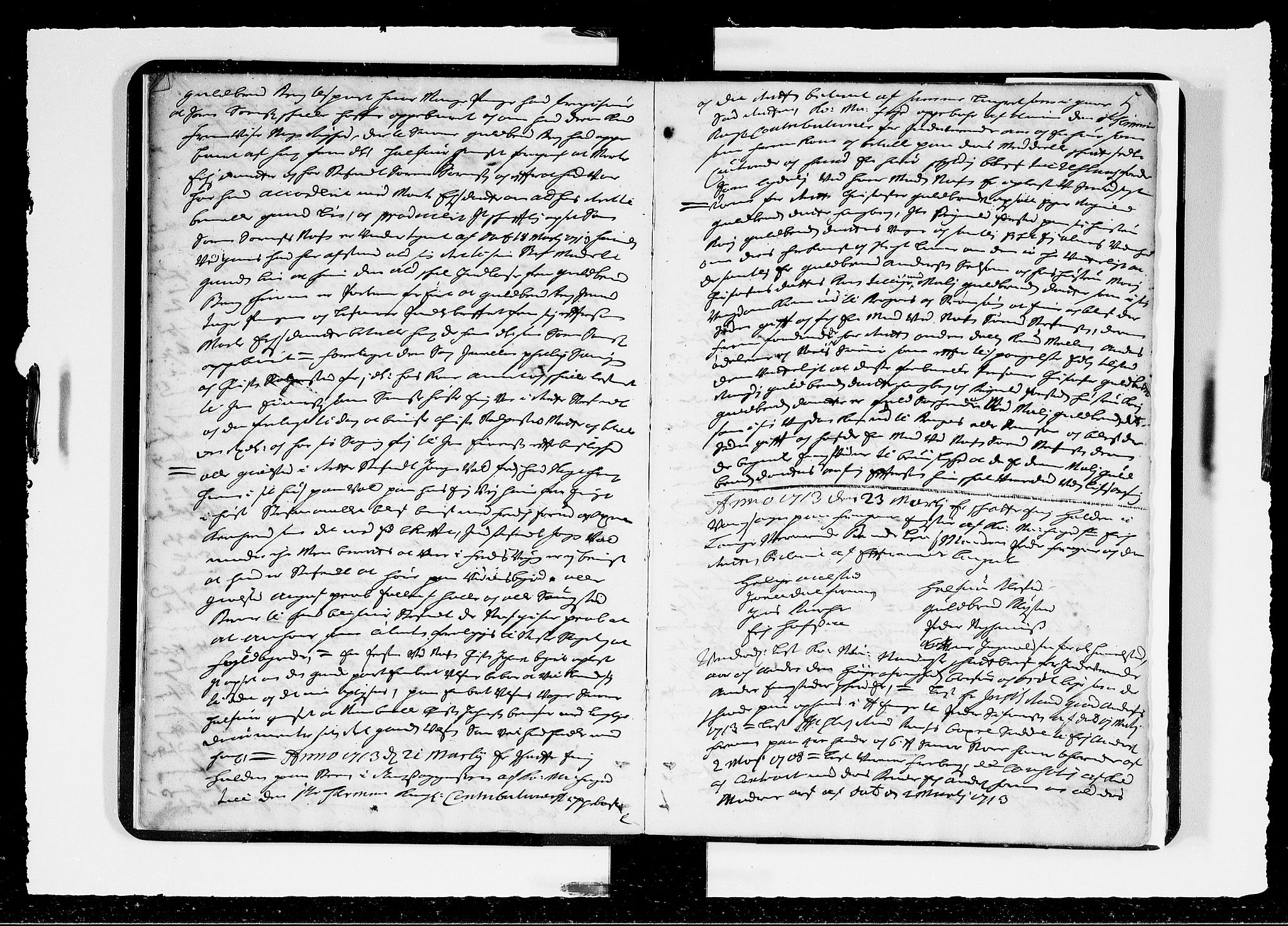 Hedemarken sorenskriveri, AV/SAH-TING-034/G/Gb/L0038: Tingbok, 1713, p. 4b-5a