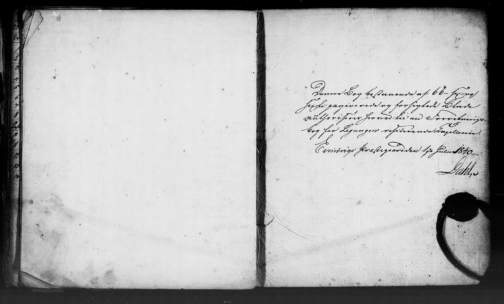 Leikanger sokneprestembete, SAB/A-81001: Curate's parish register no. A 2, 1840-1847, p. 12