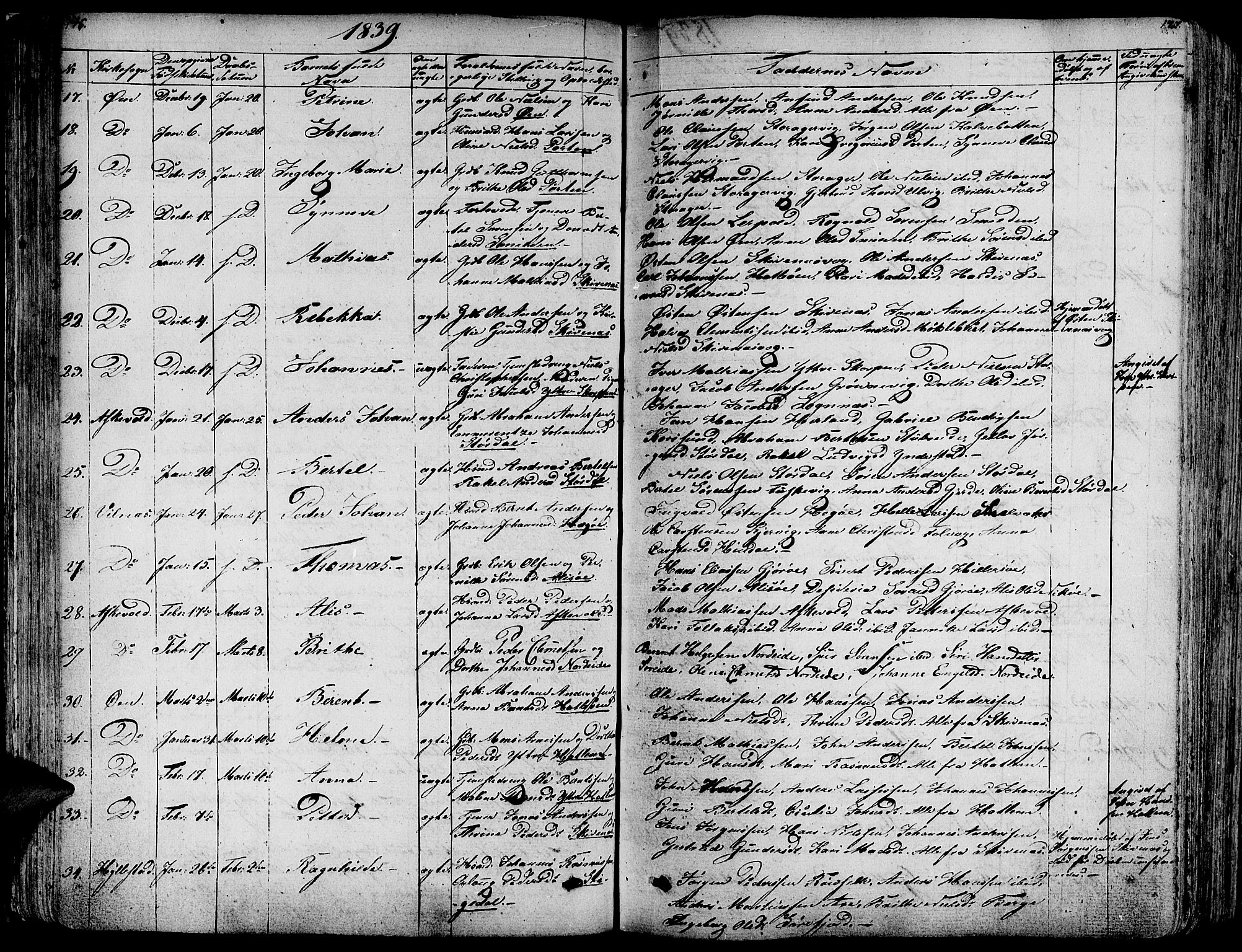 Askvoll sokneprestembete, SAB/A-79501/H/Haa/Haaa/L0010: Parish register (official) no. A 10, 1821-1844, p. 176-177