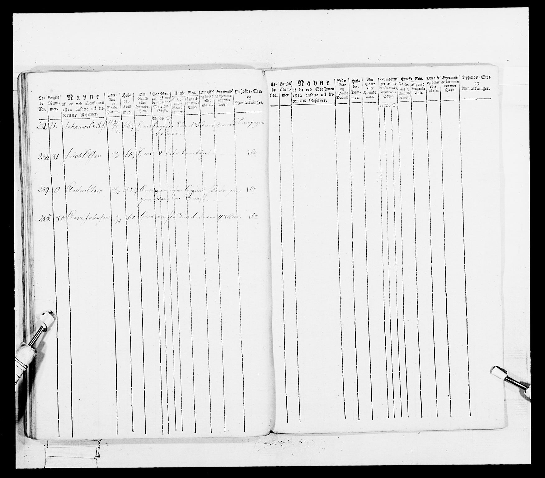 Generalitets- og kommissariatskollegiet, Det kongelige norske kommissariatskollegium, AV/RA-EA-5420/E/Eh/L0100: Bergenhusiske skarpskytterbataljon, 1812, p. 286