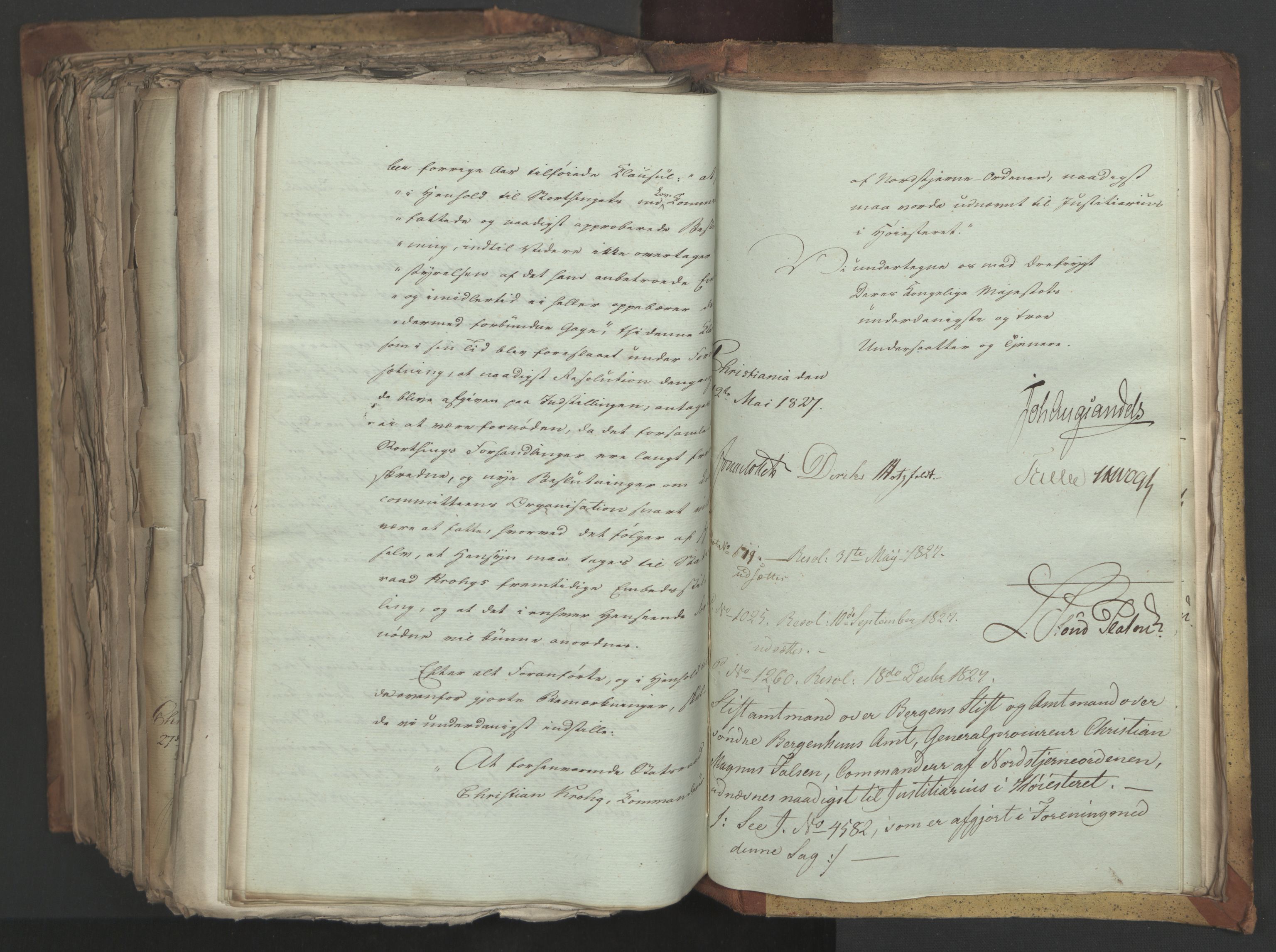 Statsrådsavdelingen i Stockholm, AV/RA-S-1003/D/Da/L0050: Regjeringsinnstillinger nr. 4087-4309, 1826, p. 623