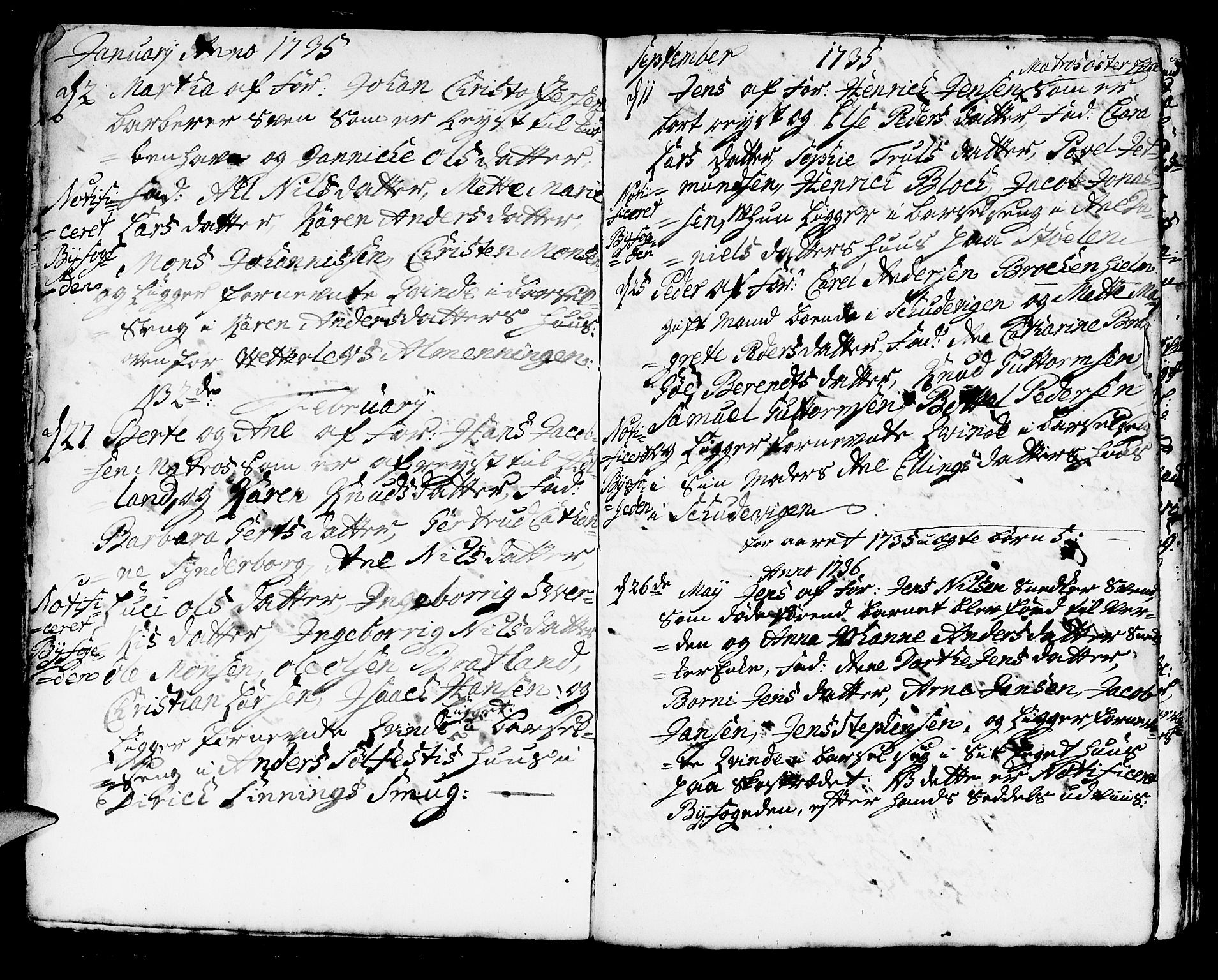 Korskirken sokneprestembete, SAB/A-76101/H/Haa/L0004: Parish register (official) no. A 4, 1720-1750, p. 312