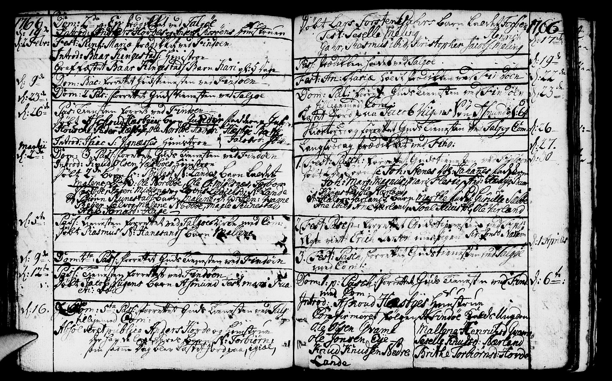 Finnøy sokneprestkontor, SAST/A-101825/H/Ha/Haa/L0004: Parish register (official) no. A 4, 1746-1772, p. 101